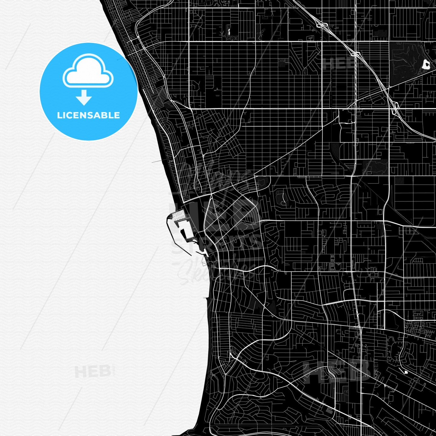 Redondo Beach, California, United States, PDF map