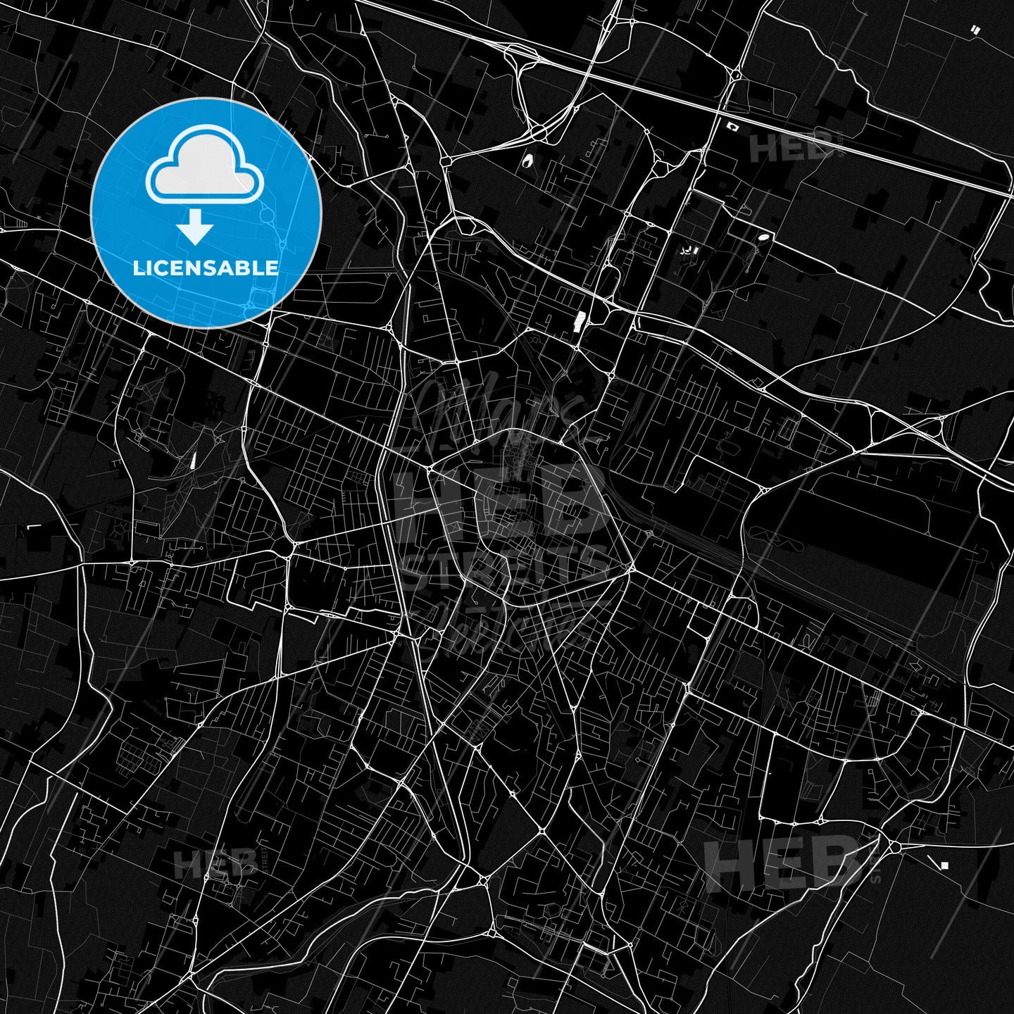 Reggio Emilia, Italy PDF map