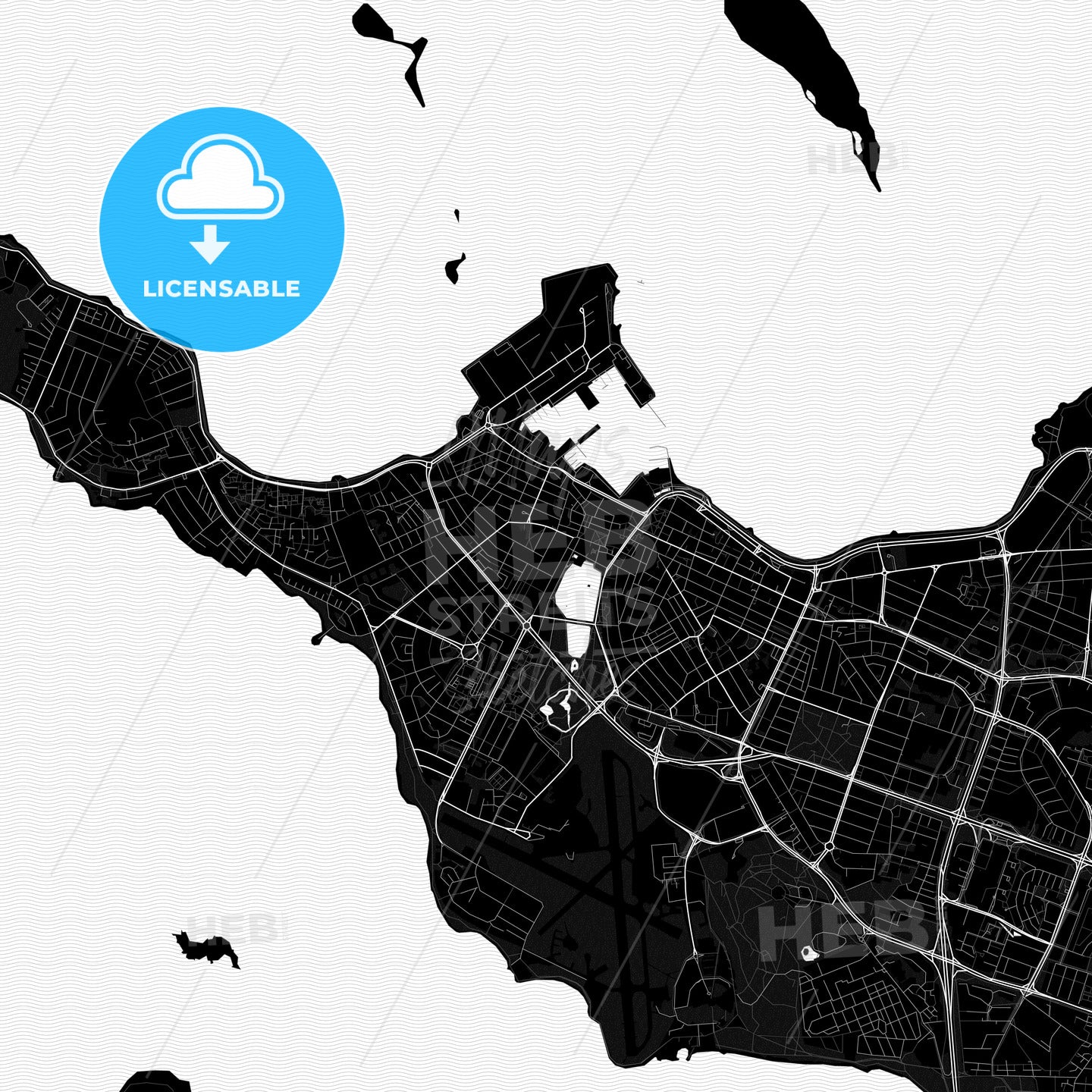 Reykjavík, Iceland PDF map