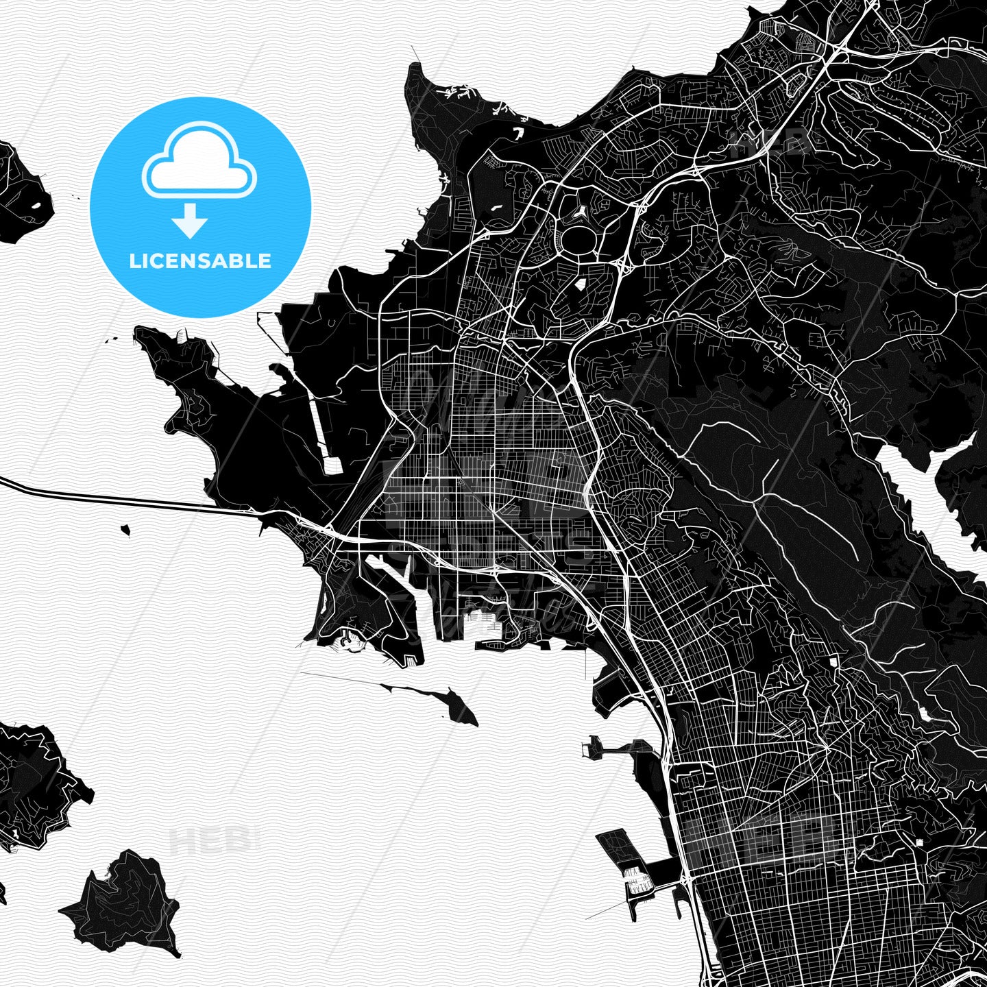 Richmond, California, United States, PDF map