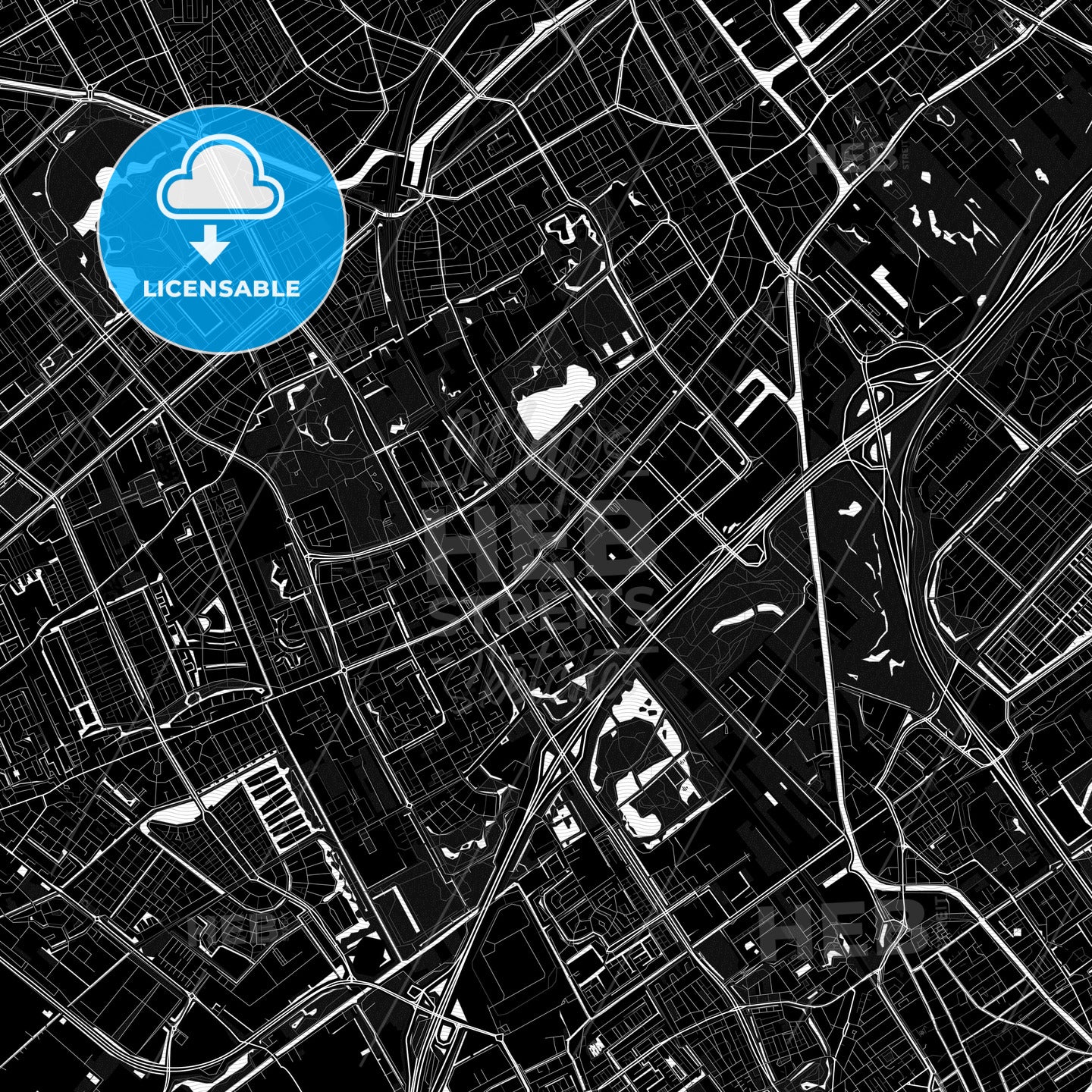 Rijswijk, Netherlands PDF map
