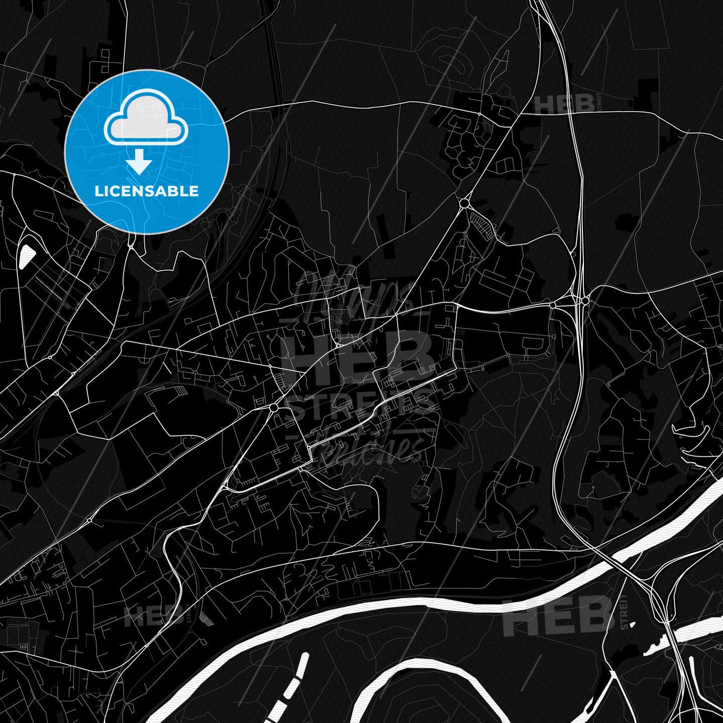 Rillieux-la-Pape, France PDF map