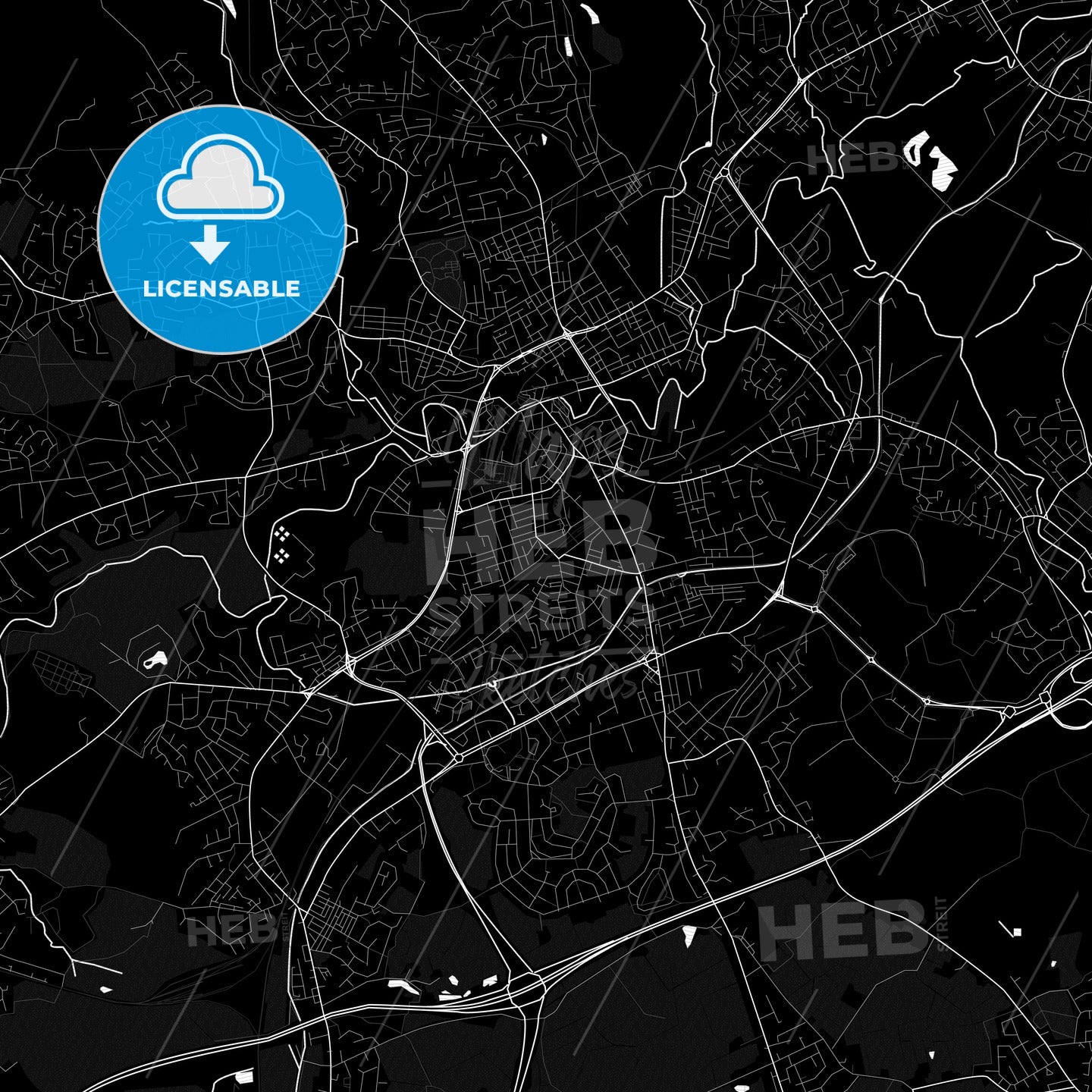 Rochdale, England PDF map