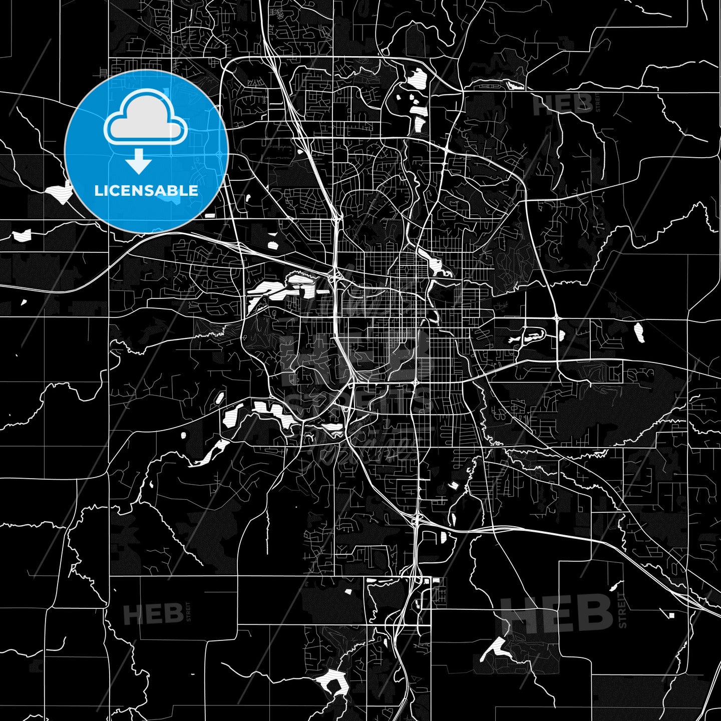 Rochester, Minnesota, United States, PDF map