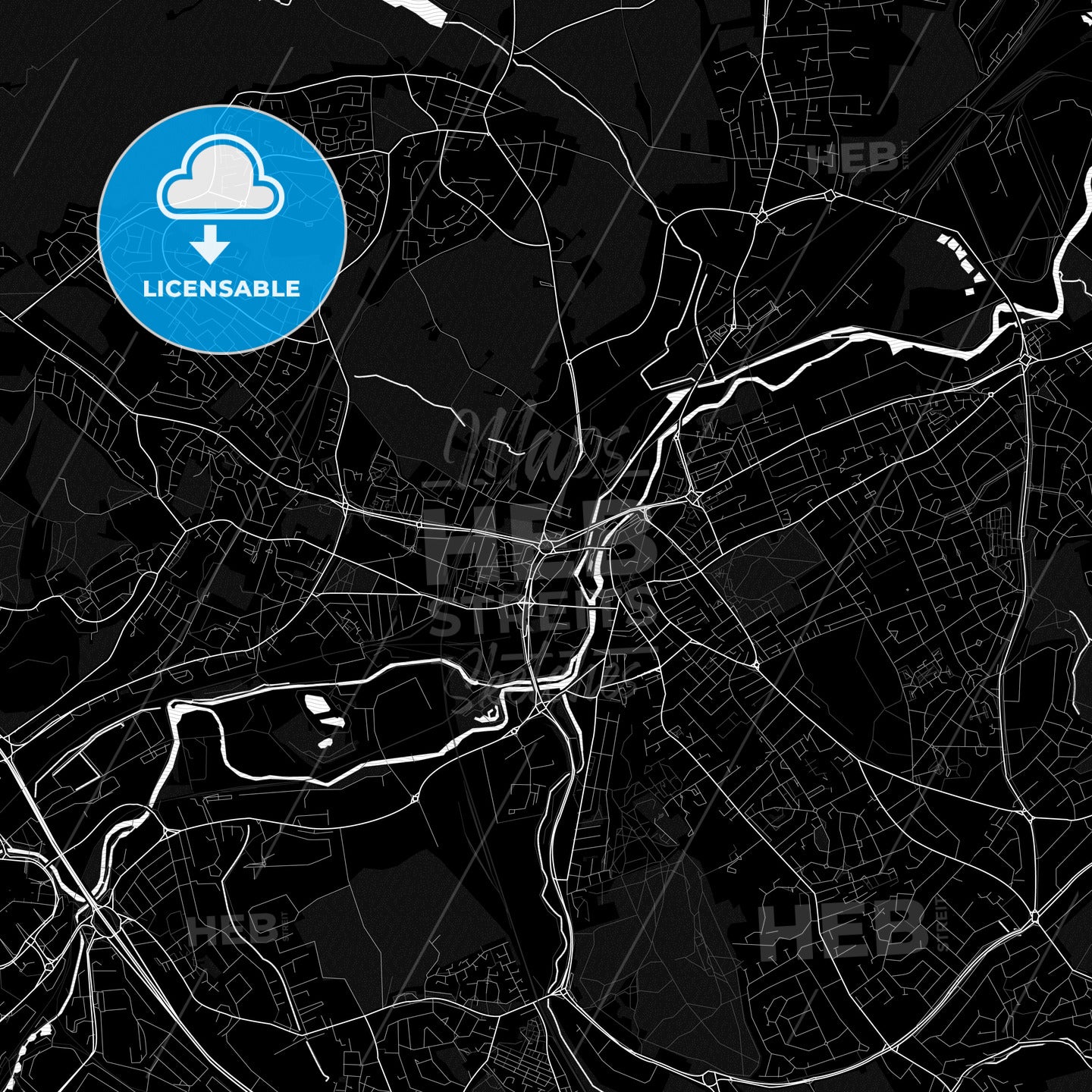 Rotherham, England PDF map