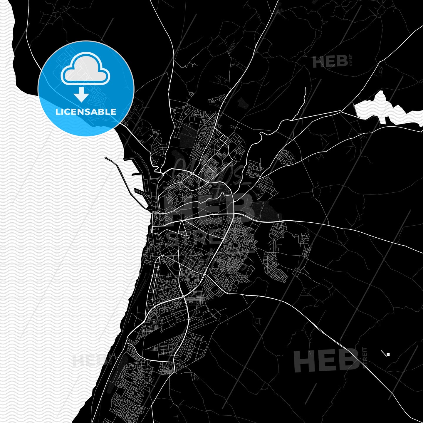 Safi, Morocco PDF map