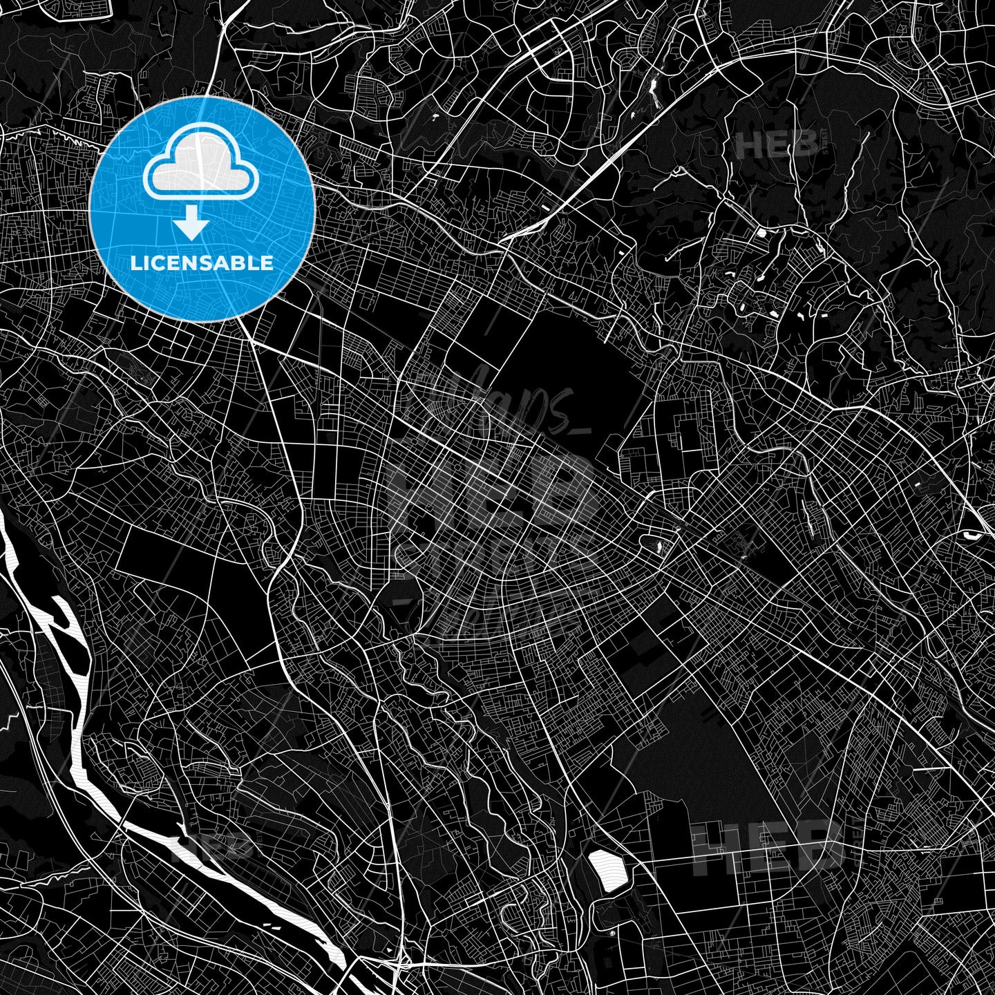 Sagamihara, Japan PDF map
