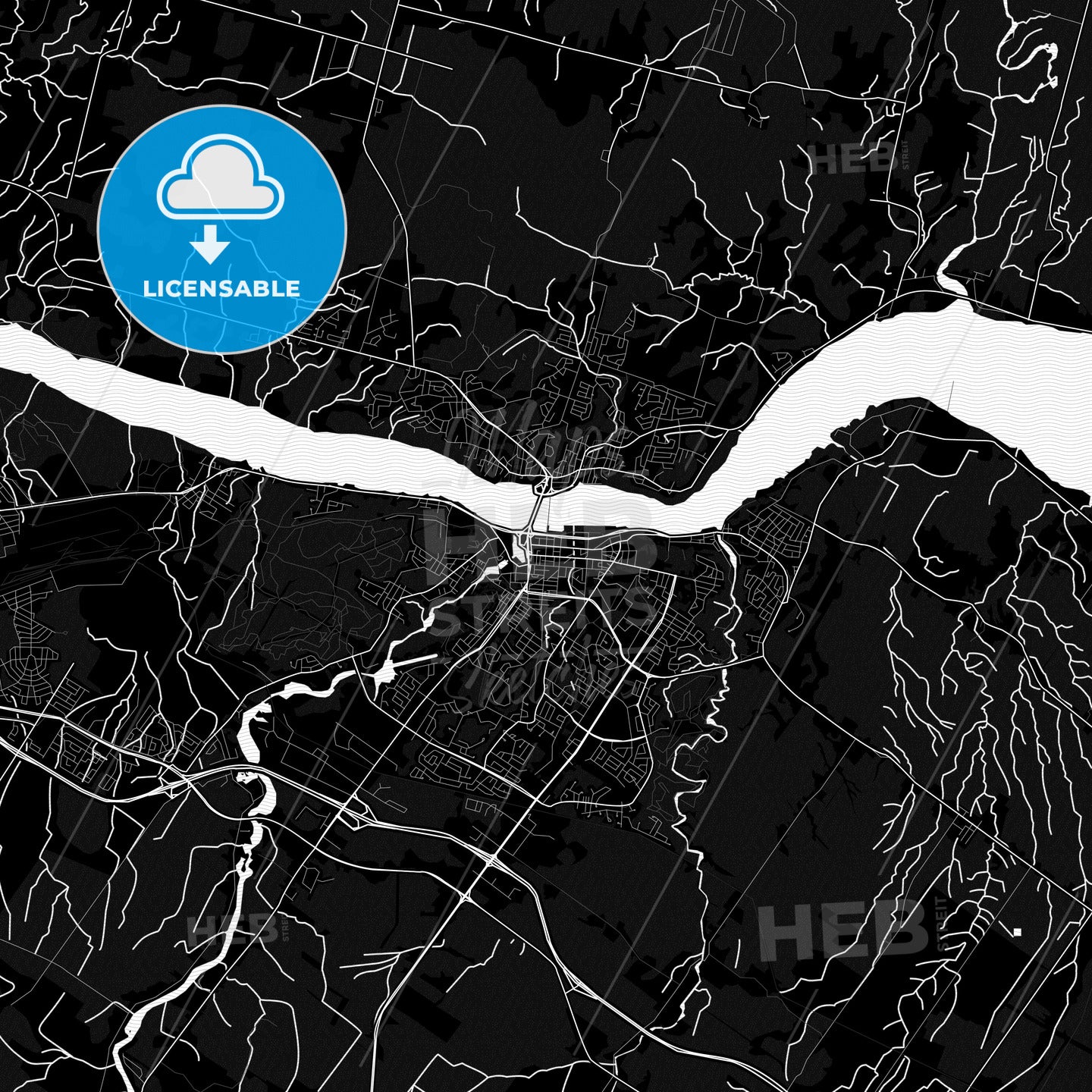 Saguenay, Canada PDF map