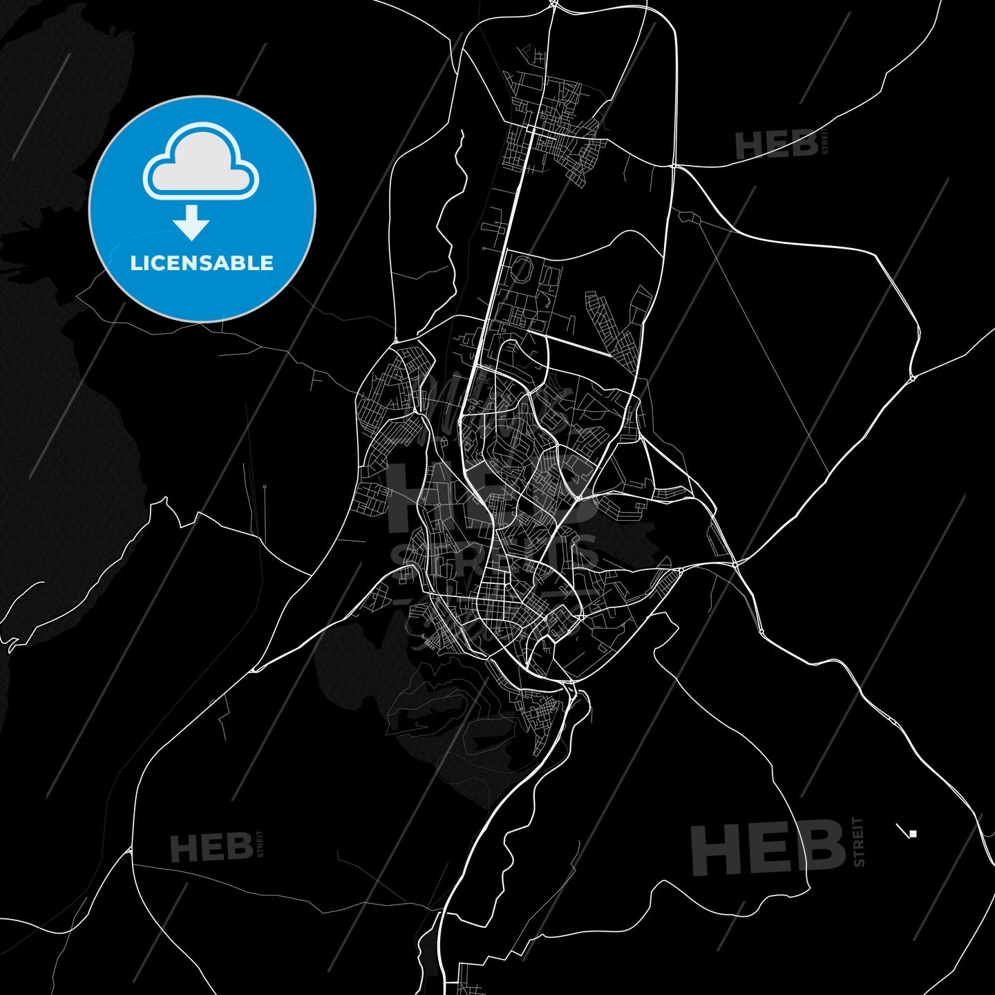 Saida, Algeria PDF map