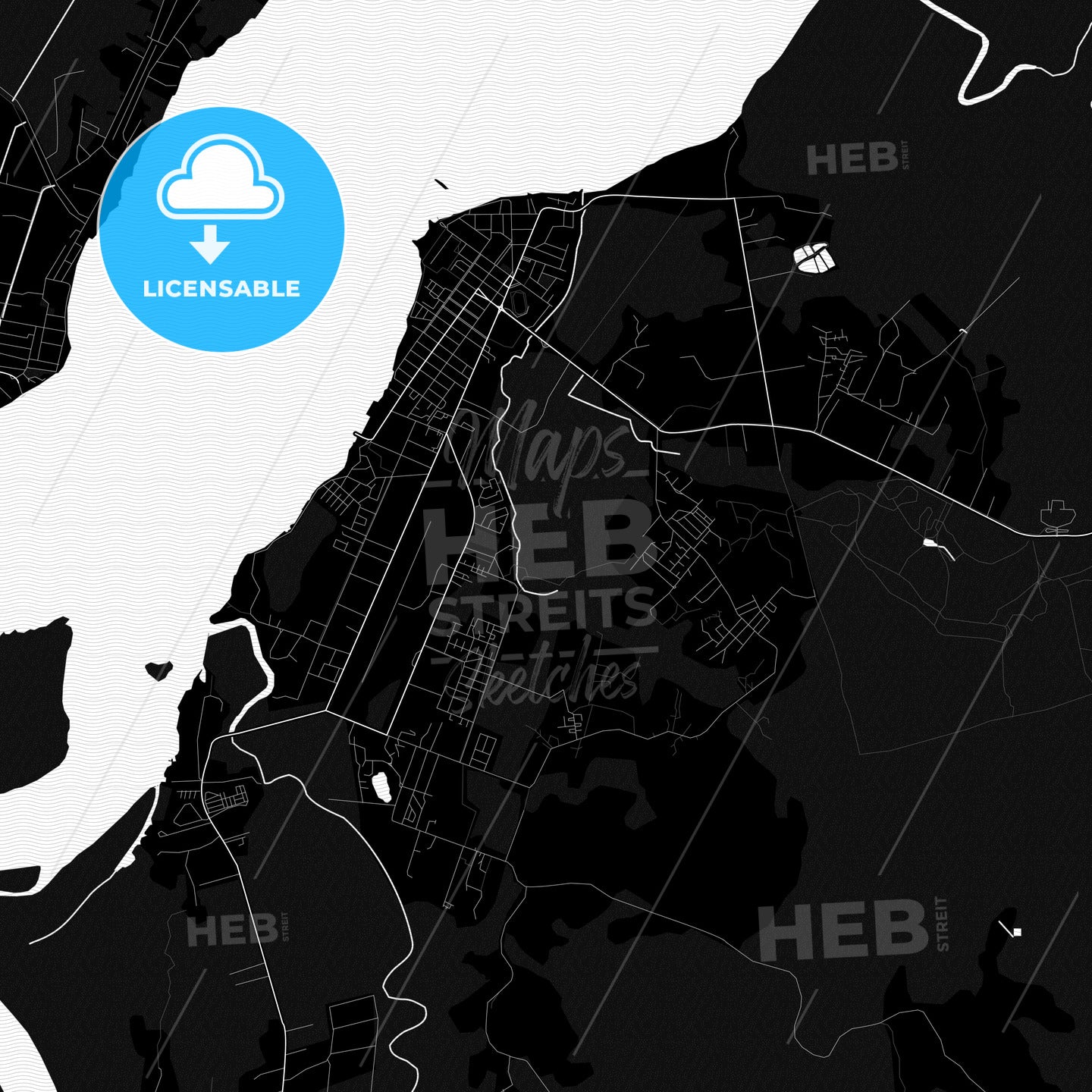 Saint-Laurent-du-Maroni, France PDF map