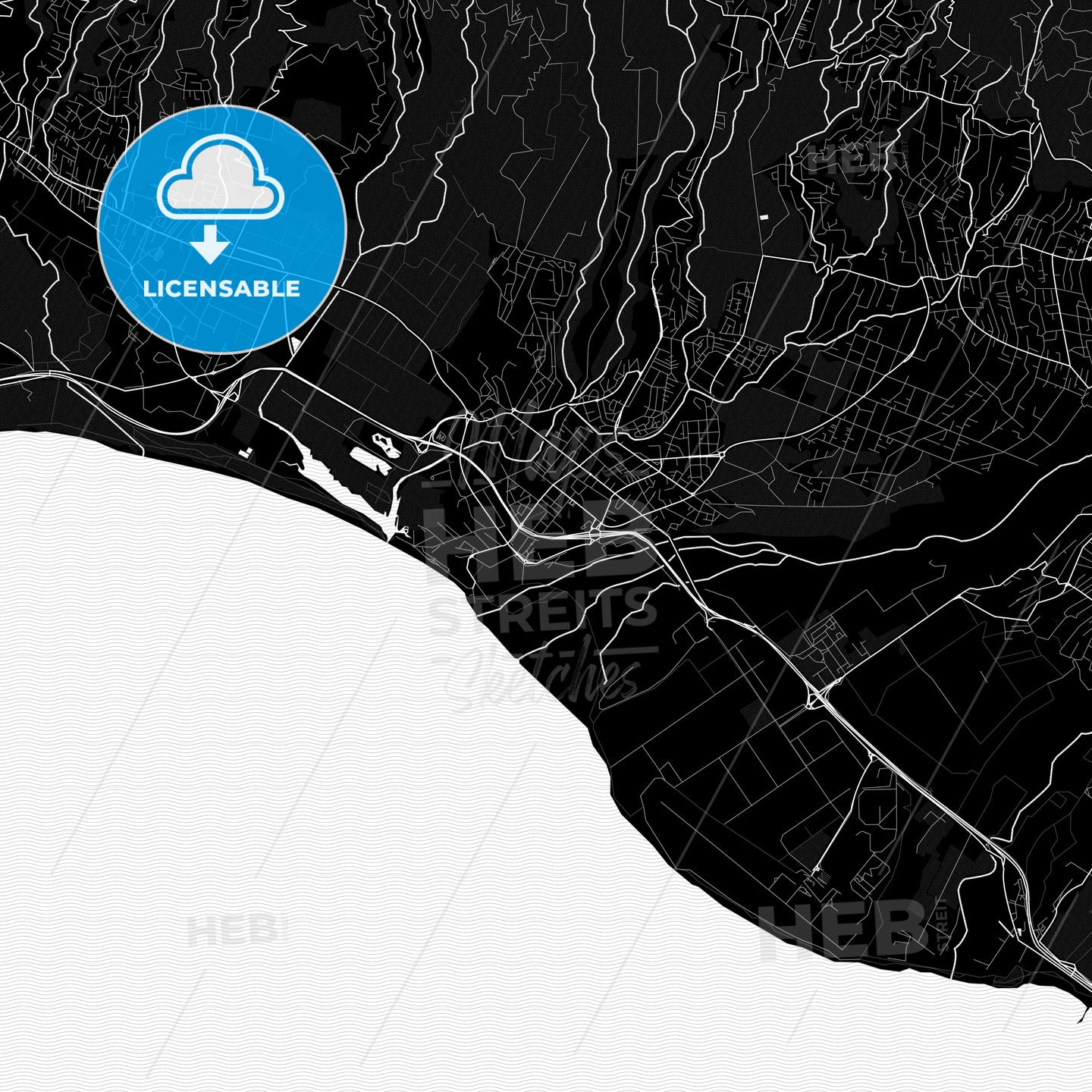 Saint-Louis, France PDF map