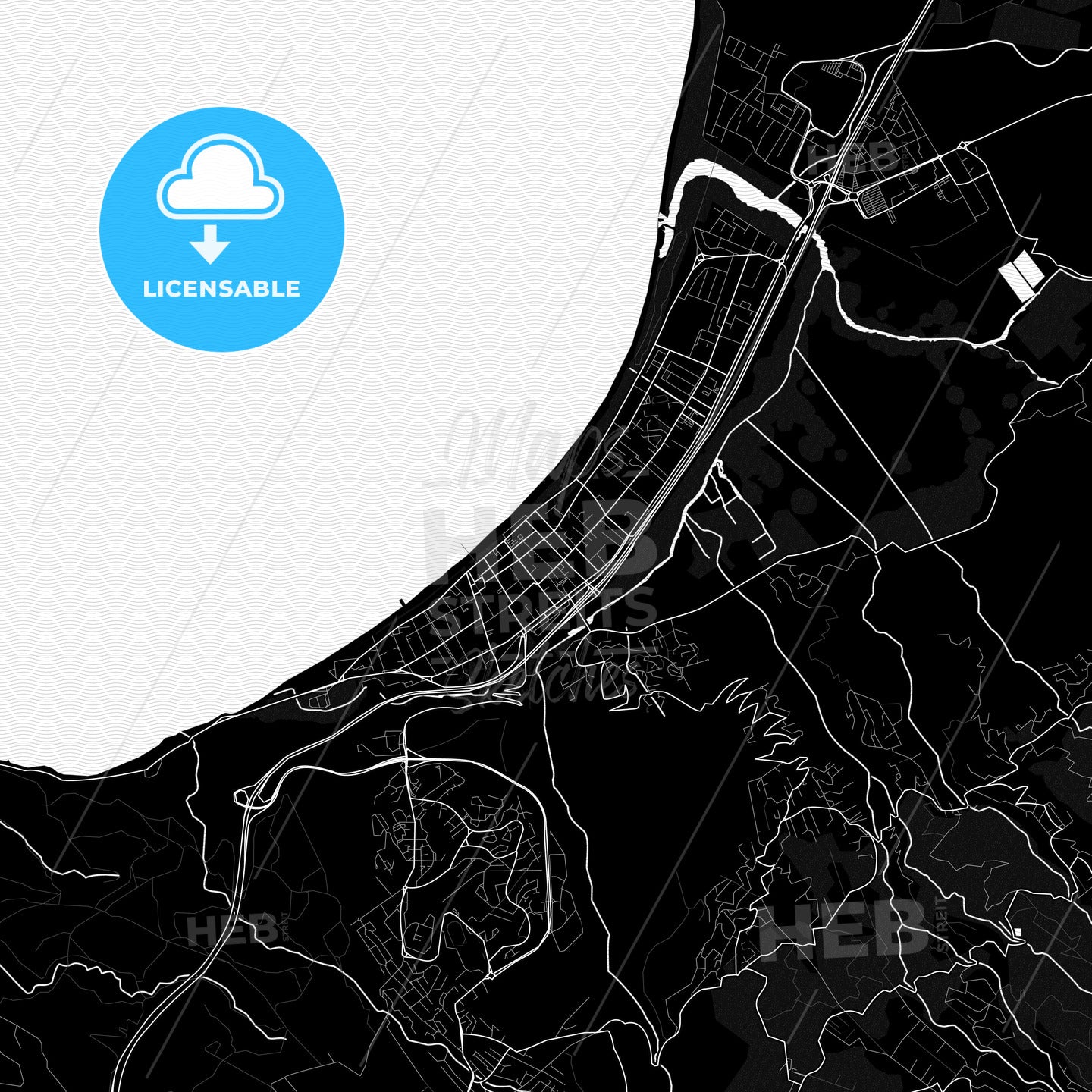Saint-Paul, France PDF map