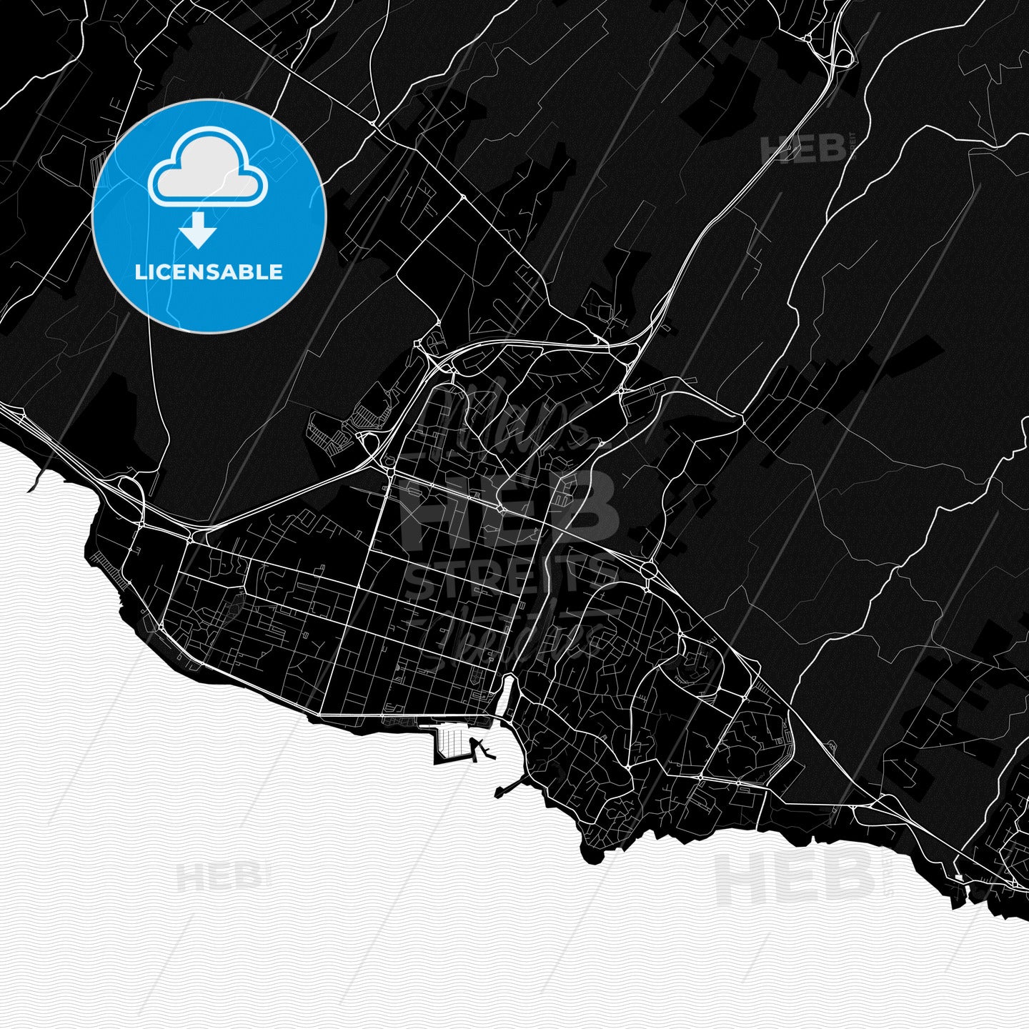 Saint-Pierre, France PDF map