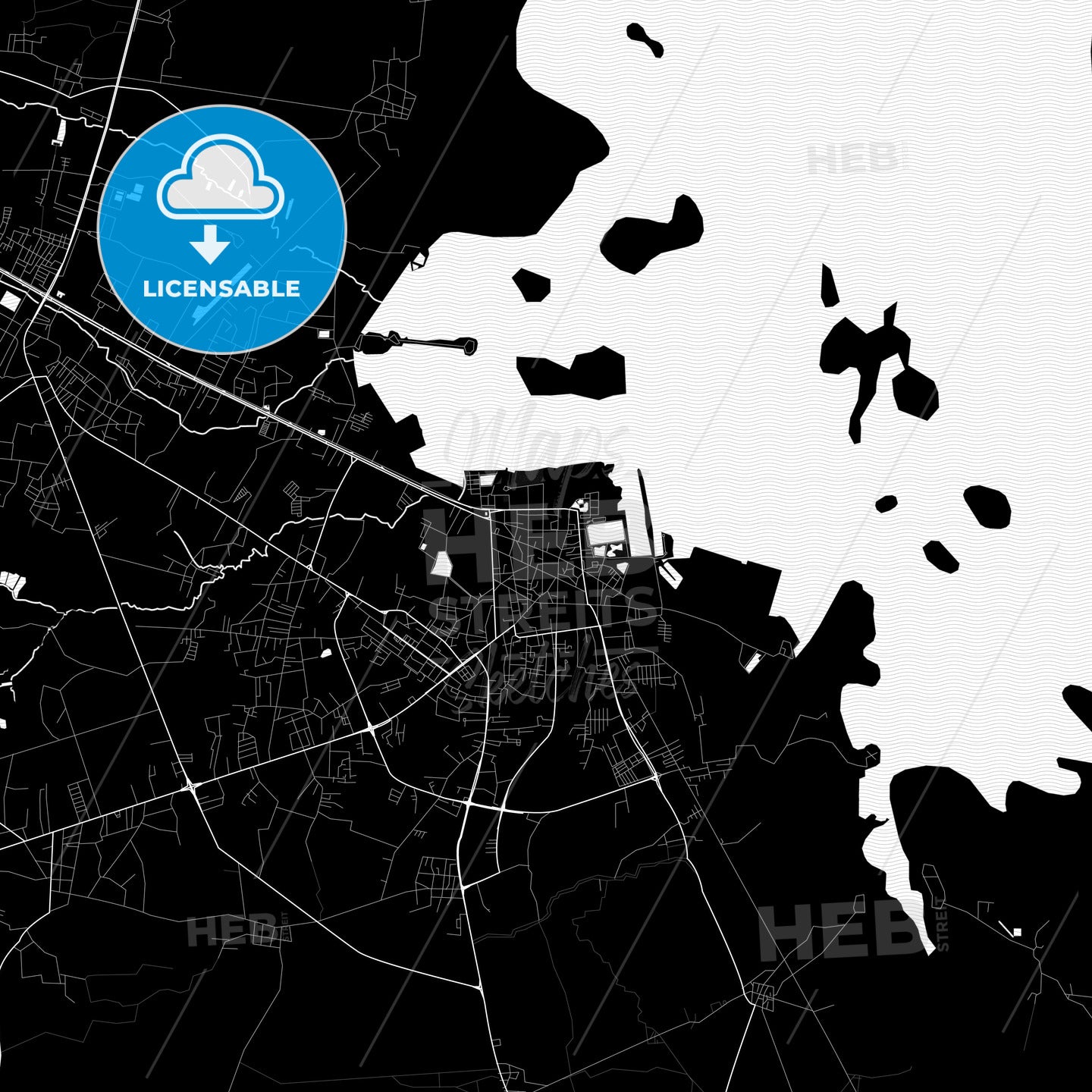 Sakon Nakhon, Thailand PDF map