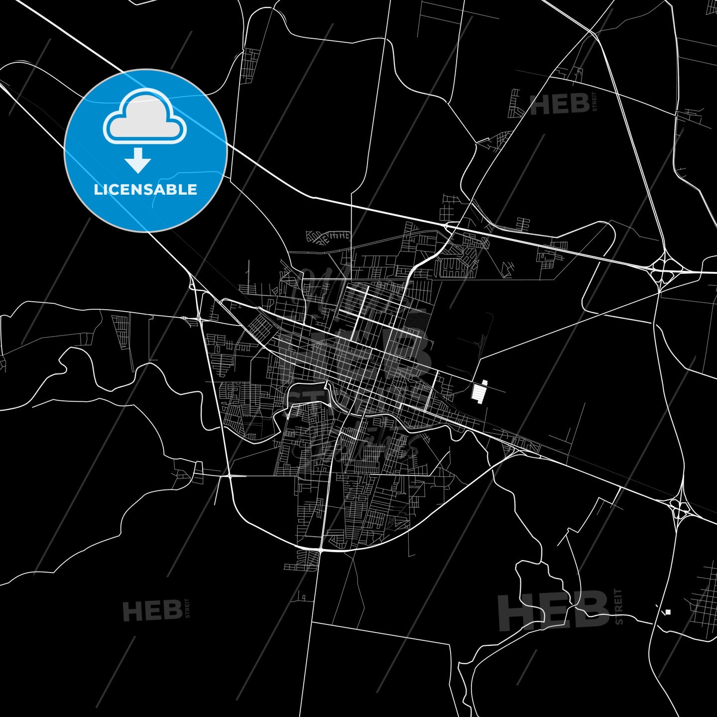 Salamanca, Mexico PDF map