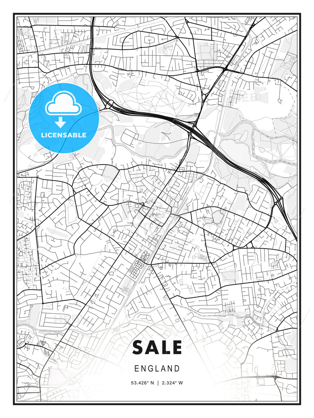 Sale, England, Modern Print Template in Various Formats - HEBSTREITS Sketches