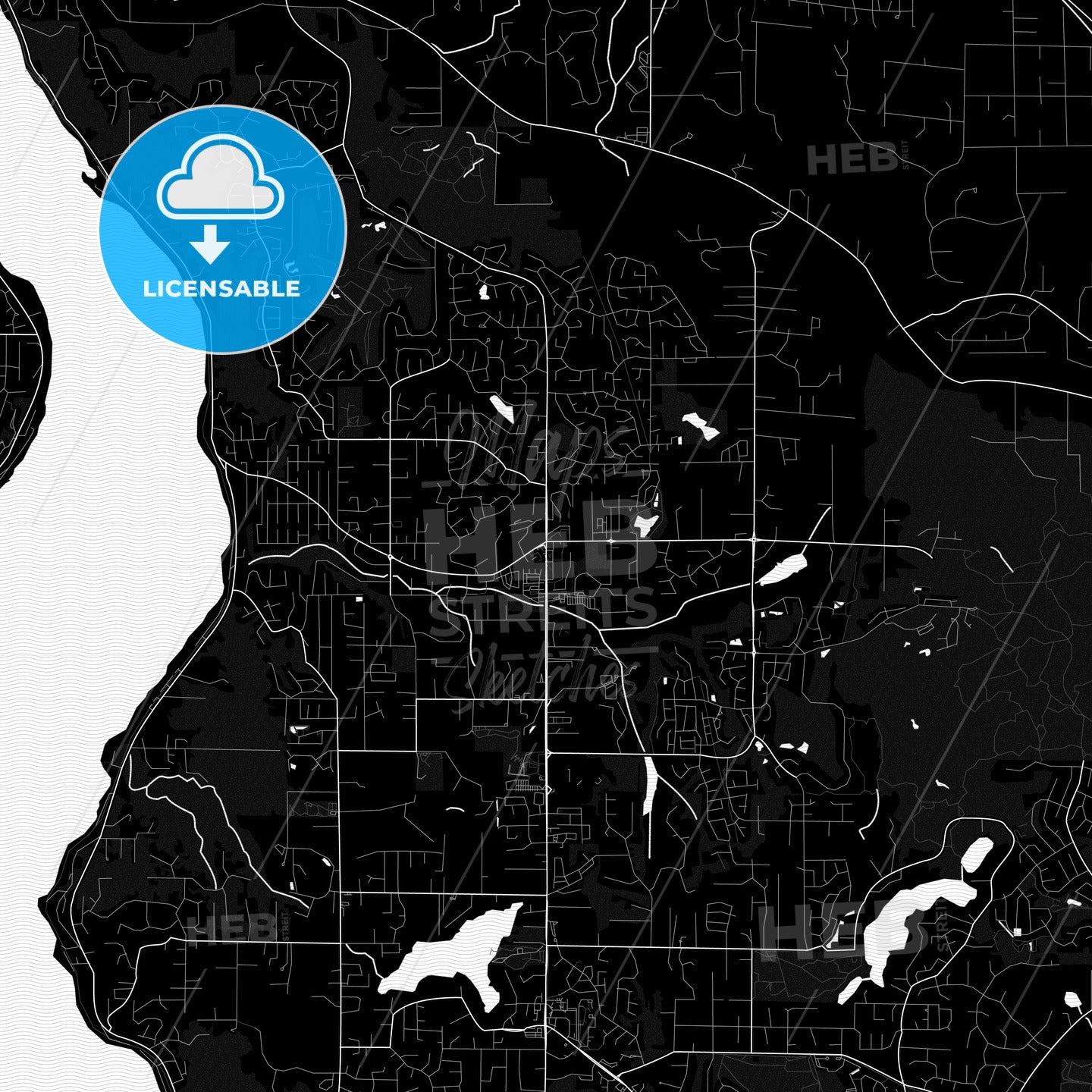 Sammamish, Washington, United States, PDF map