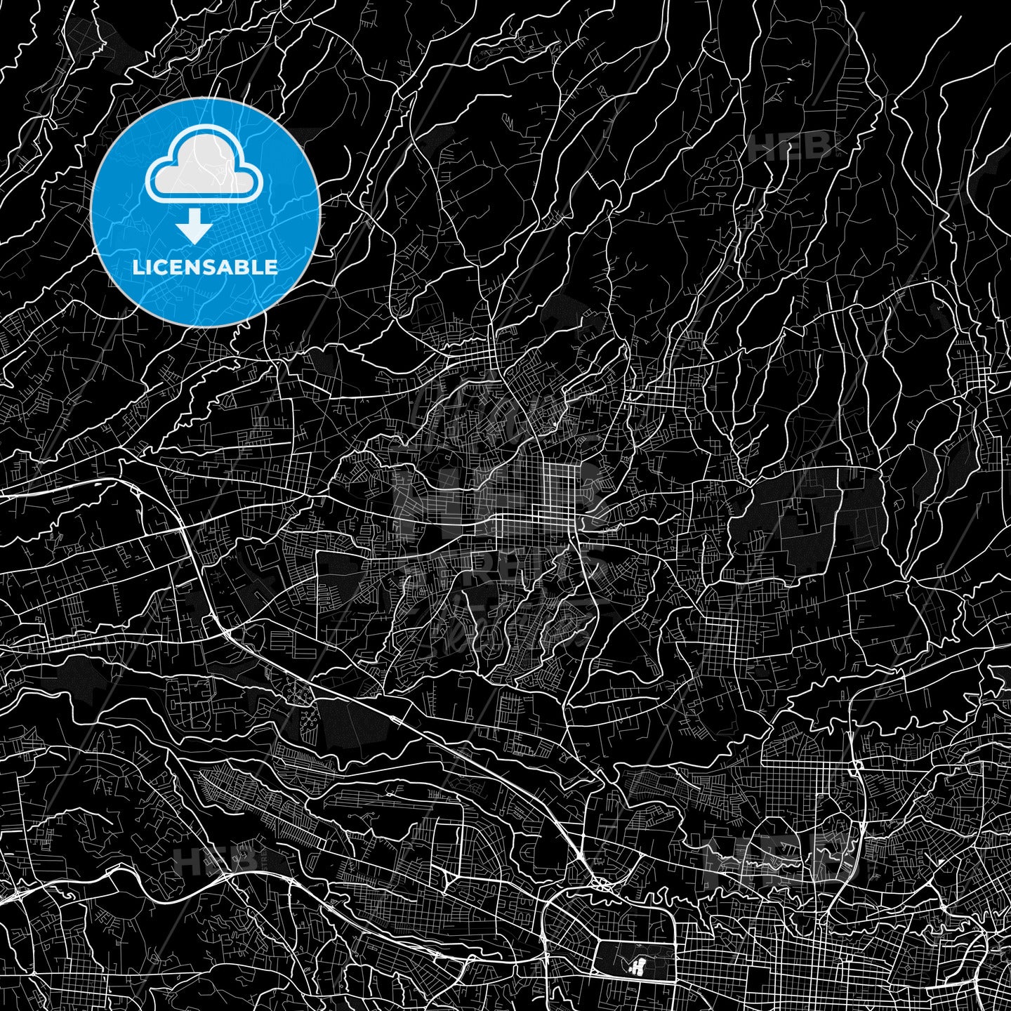 San Francisco, Costa Rica PDF map