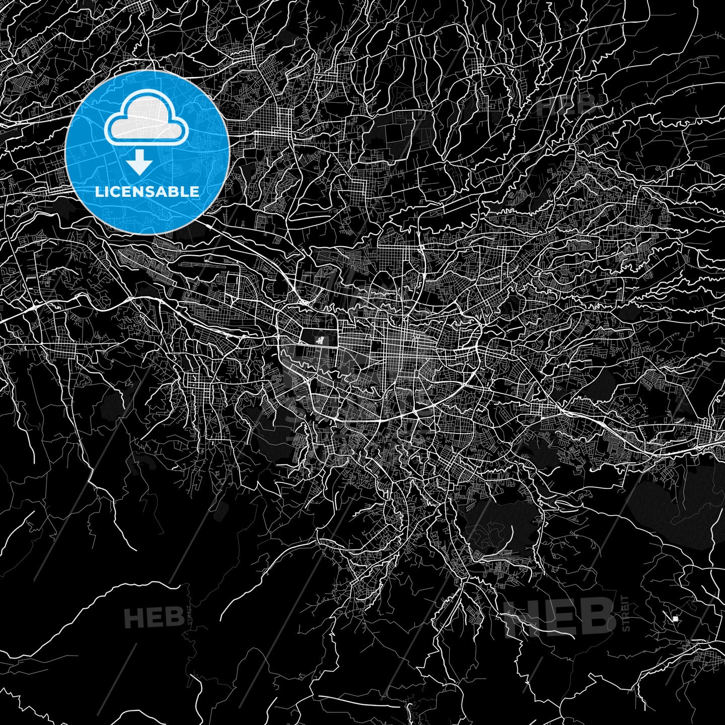 San José, Costa Rica PDF map