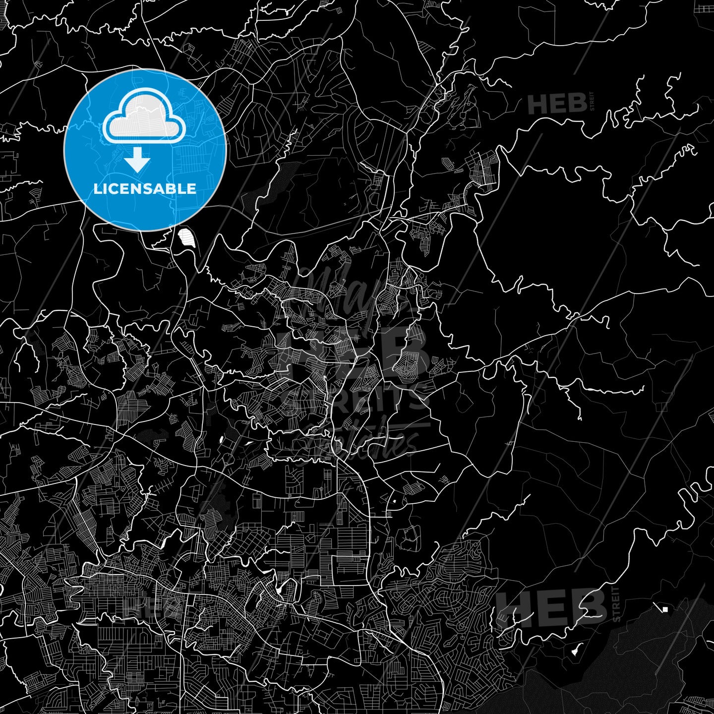 San Jose del Monte, Philippines PDF map