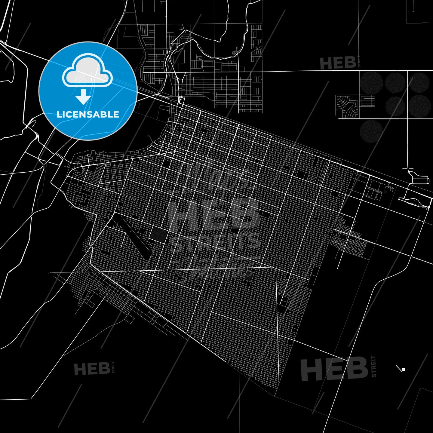 San Luis Río Colorado, Mexico PDF map