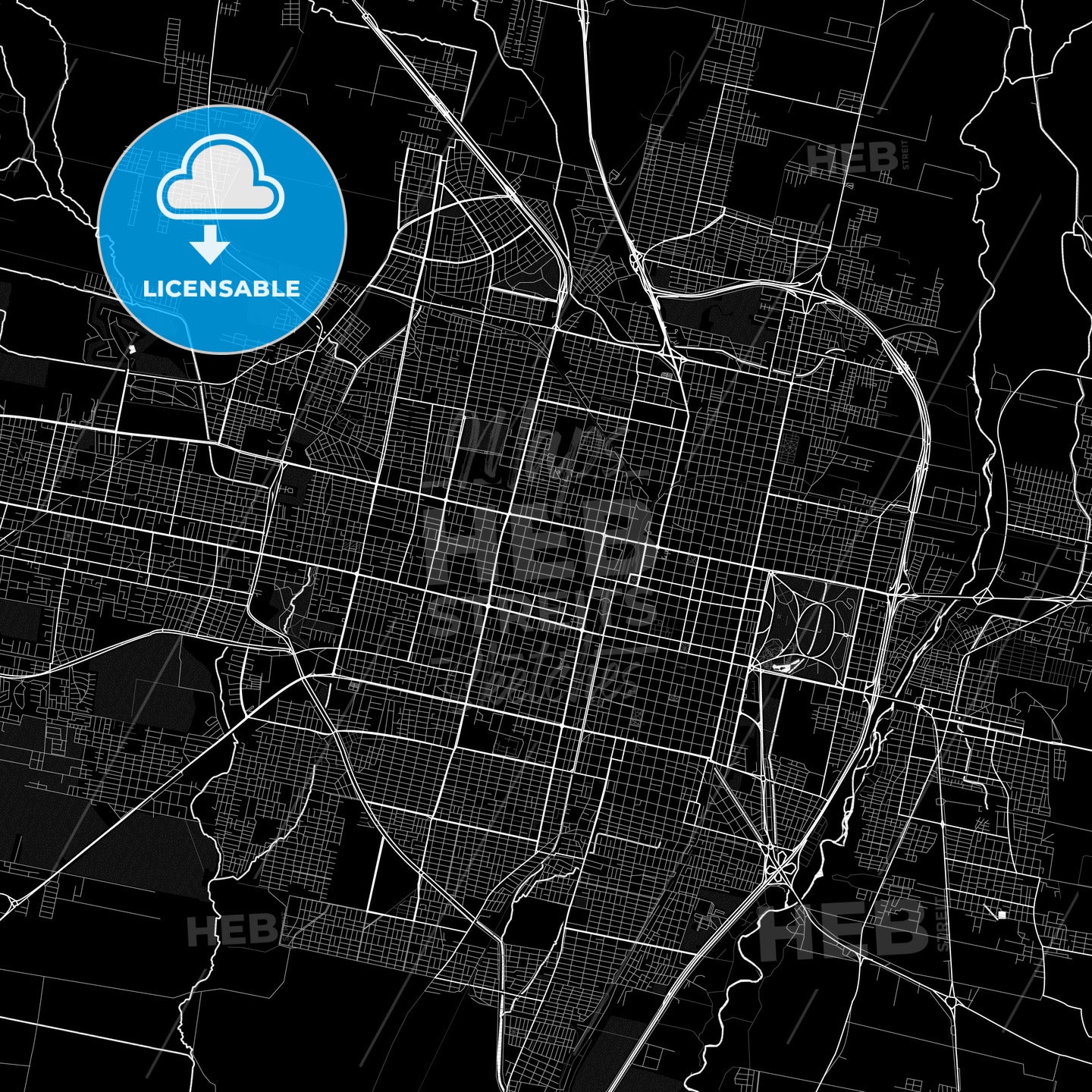 San Miguel de Tucuman, Argentina PDF map