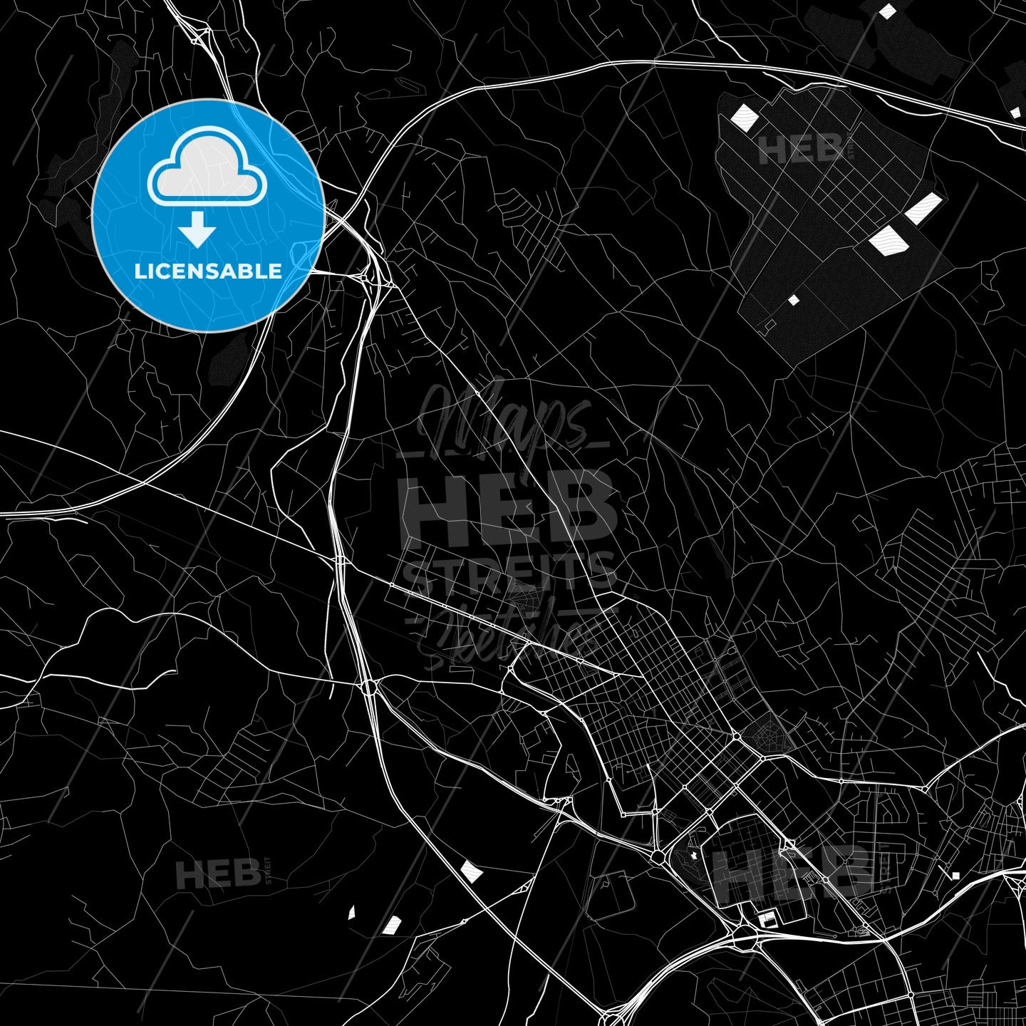 San Vicent del Raspeig, Spain PDF map