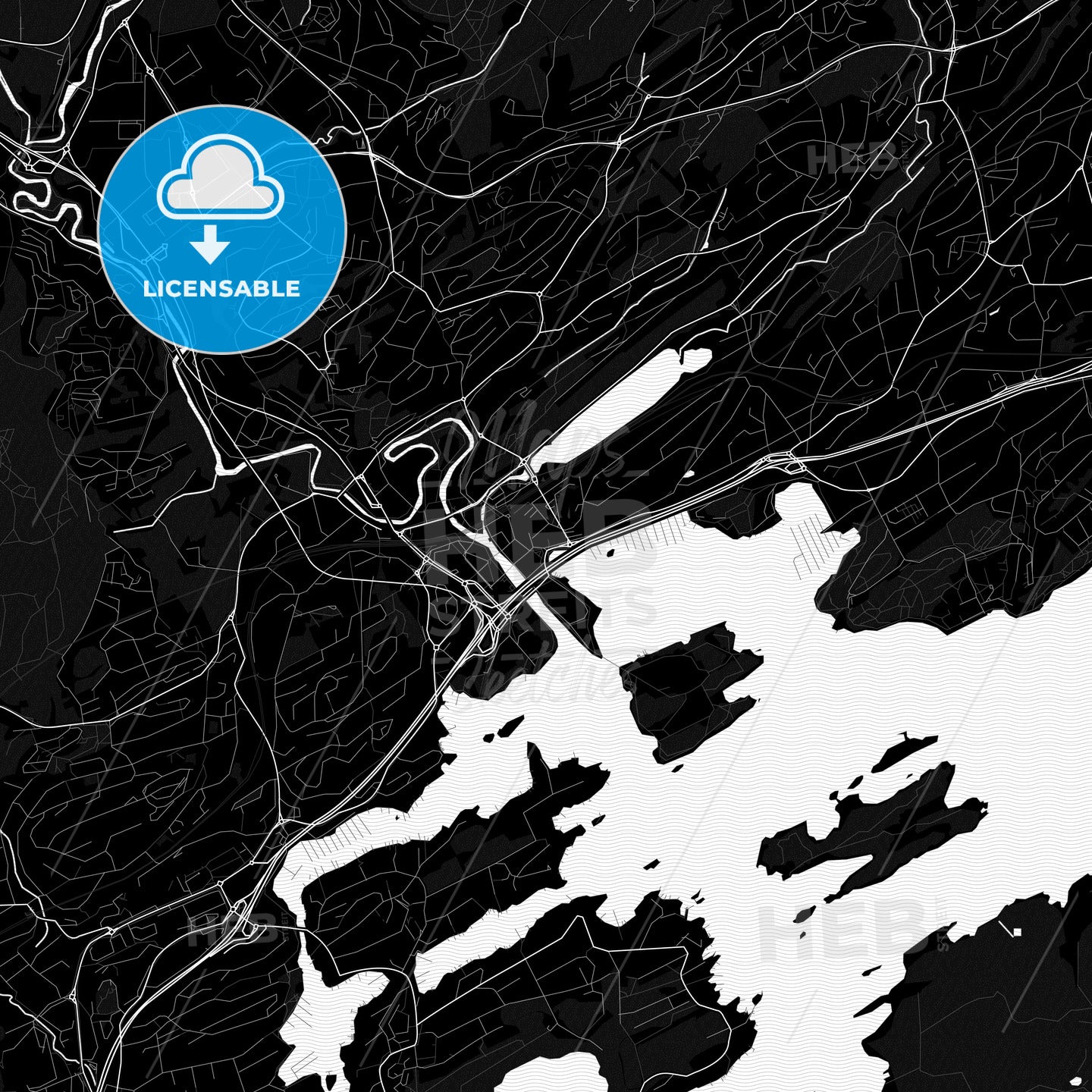 Sandvika, Norway PDF map