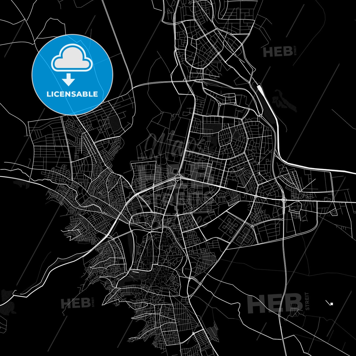 Şanlıurfa, Turkey PDF map
