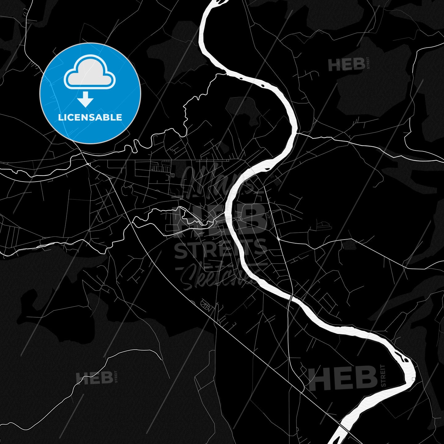 Sanski Most, Bosnia and Herzegovina PDF map