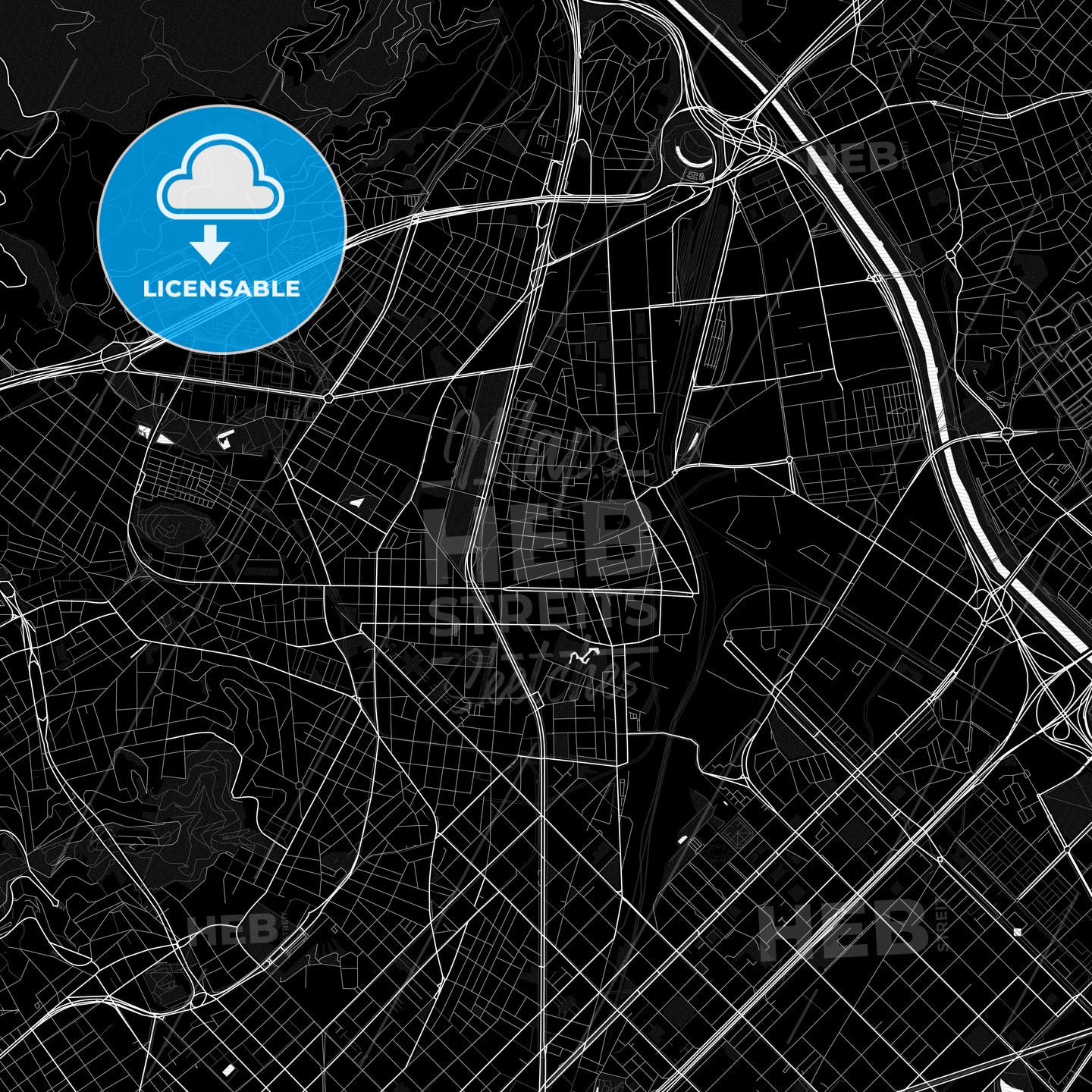Sant Andreu de Palomar, Spain PDF map
