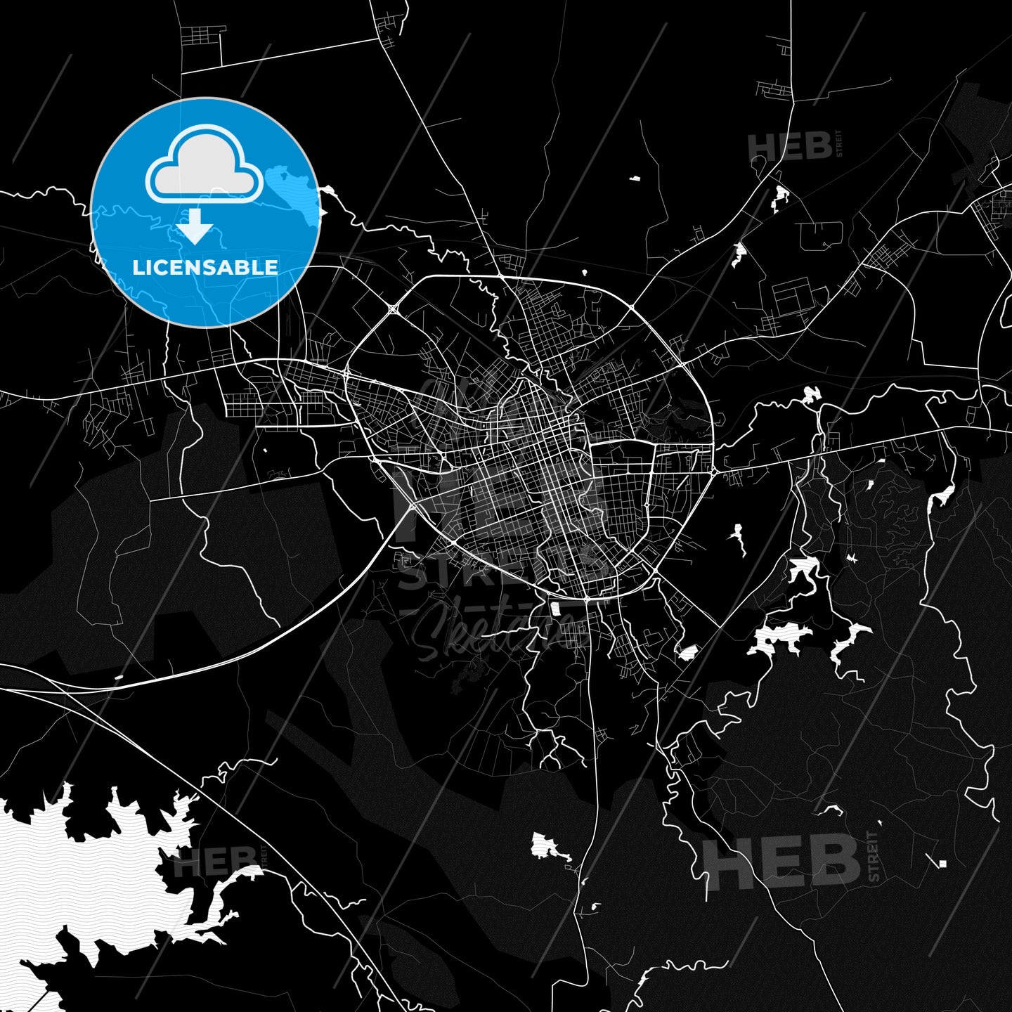 Santa Clara, Cuba PDF map