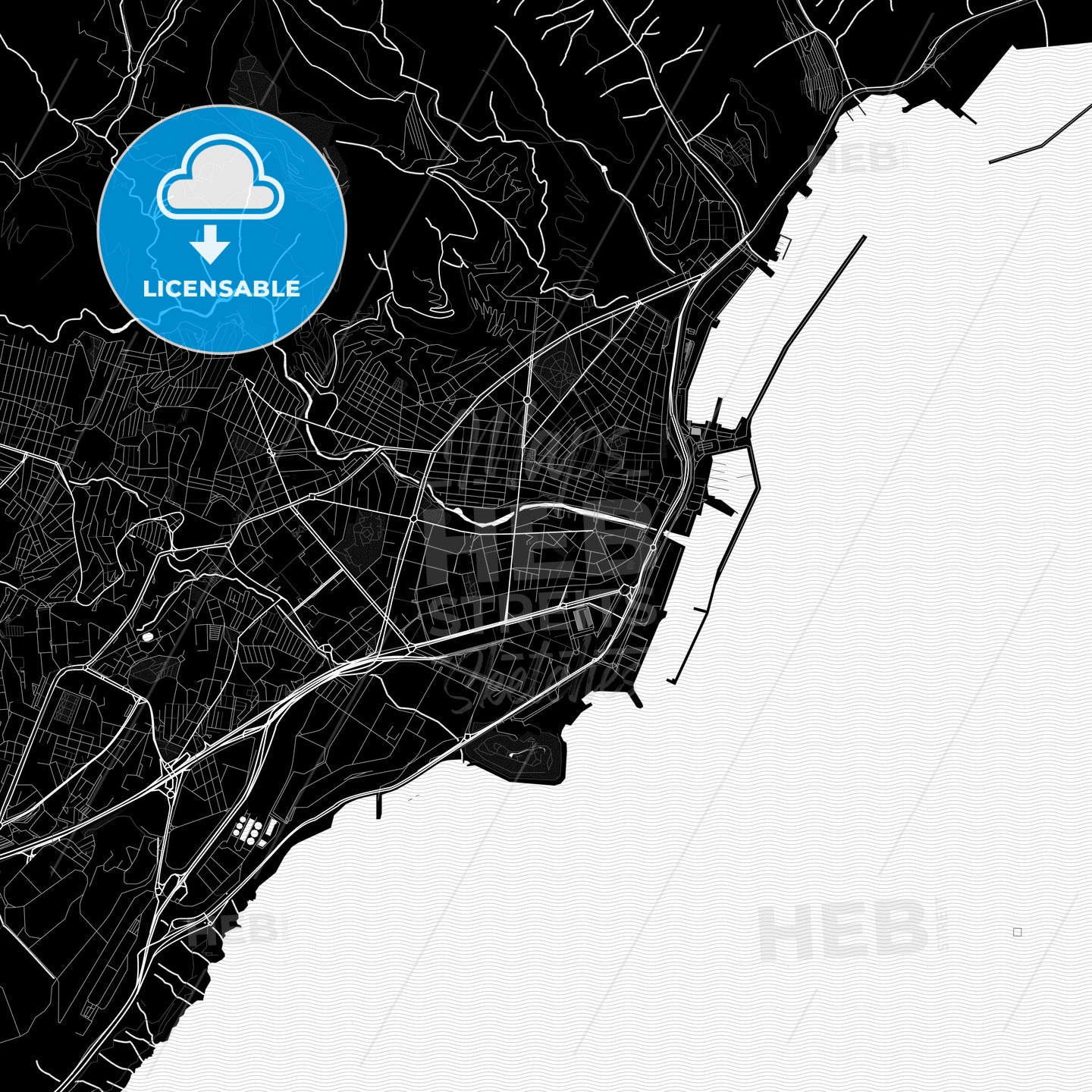 Santa Cruz de Tenerife, Spain PDF map