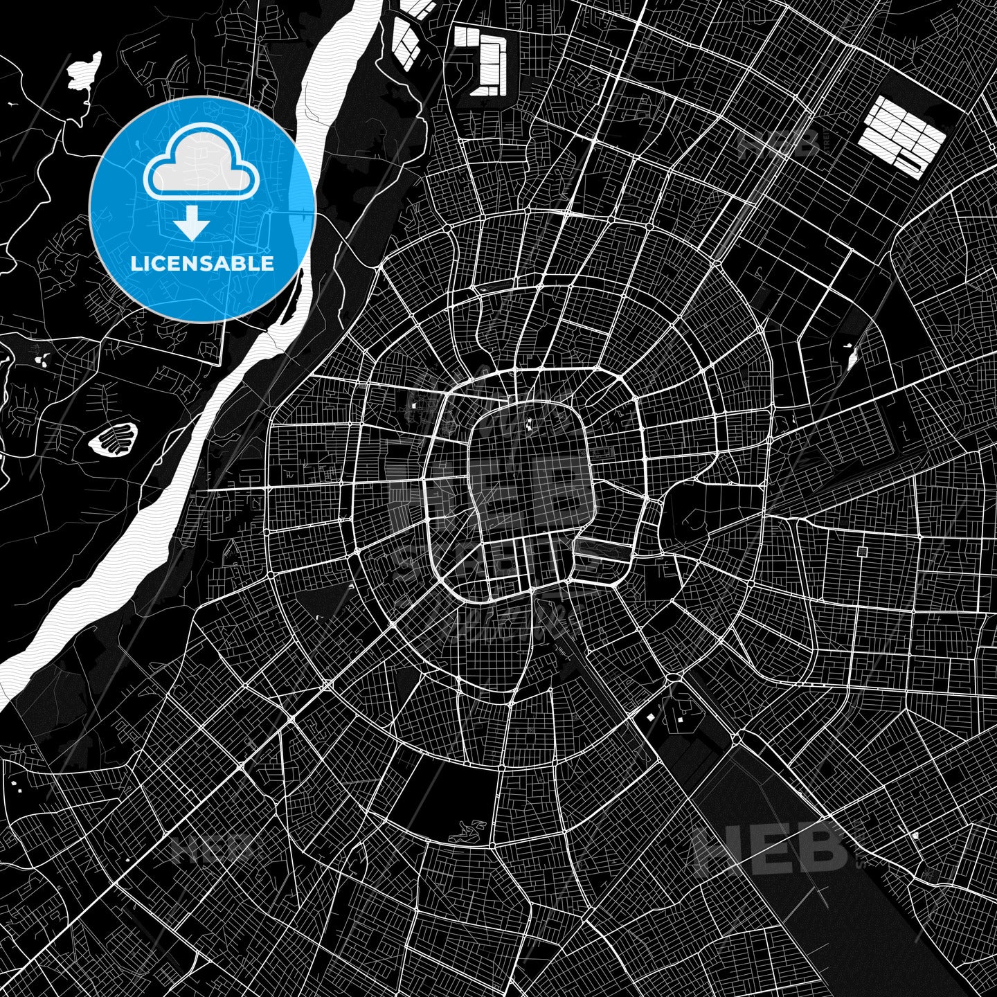 Santa Cruz de la Sierra, Bolivia PDF map