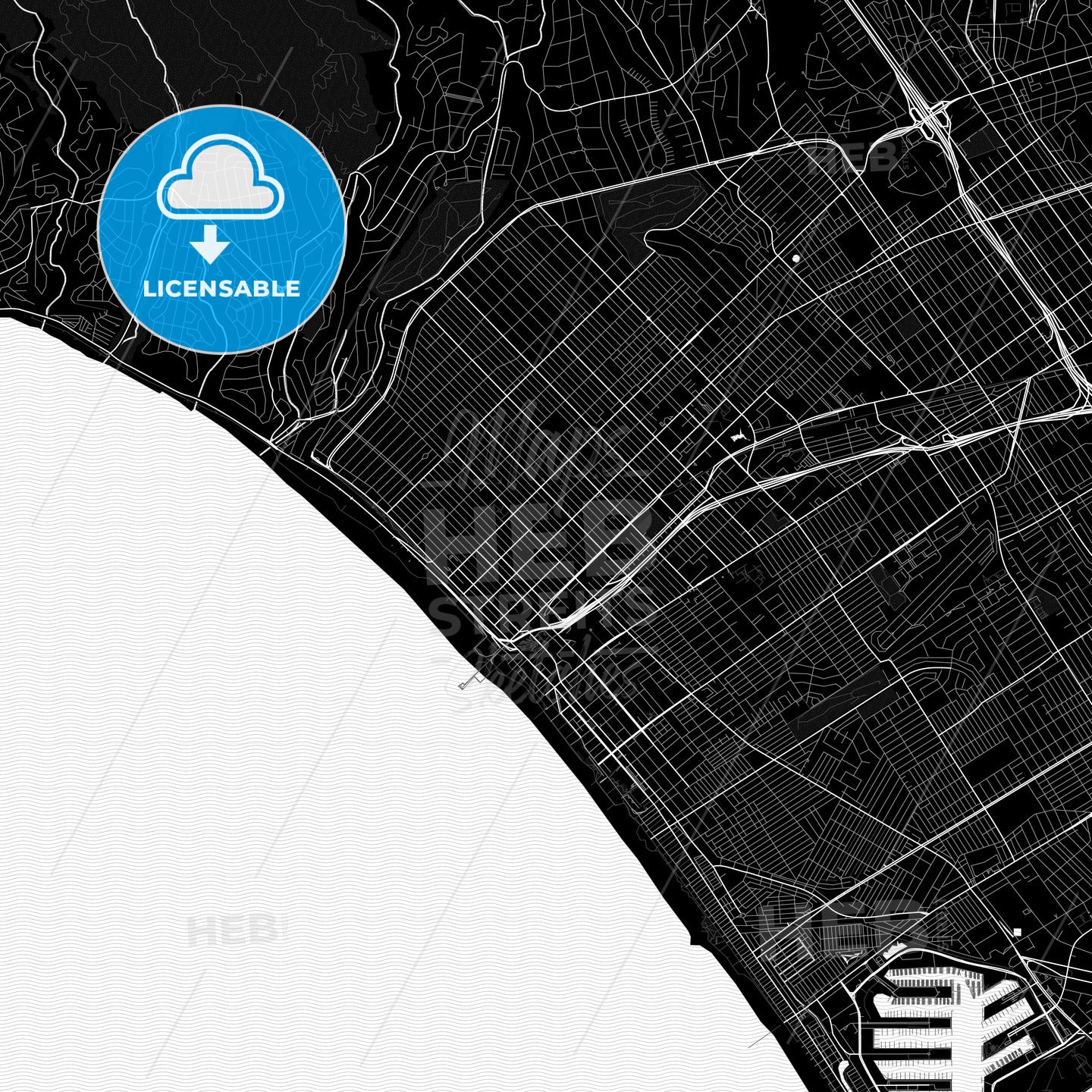Santa Monica, California, United States, PDF map