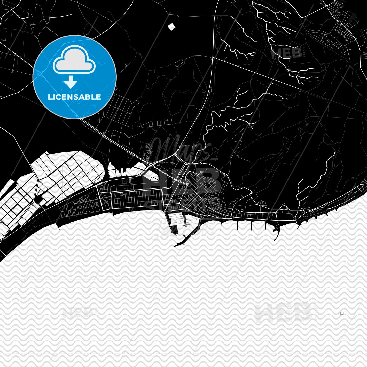 Santa Pola, Spain PDF map
