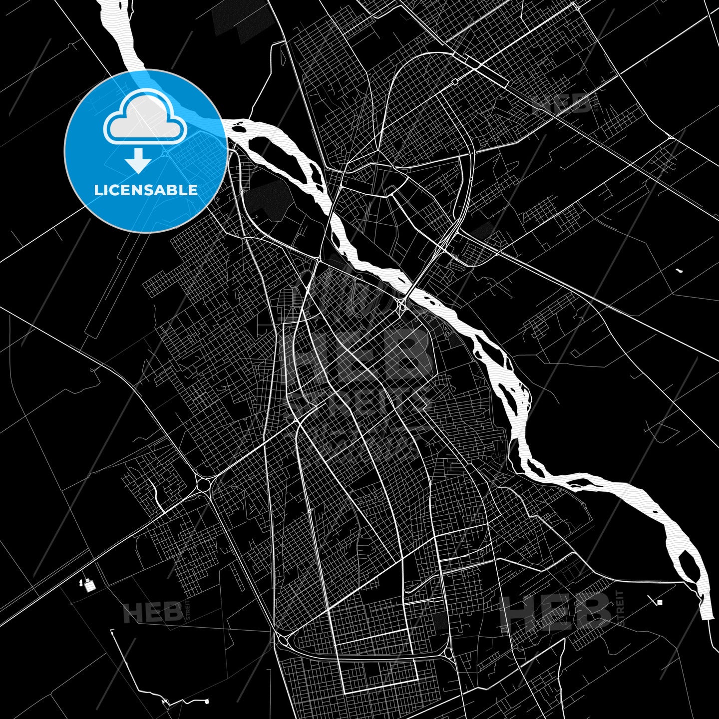 Santiago del Estero, Argentina PDF map