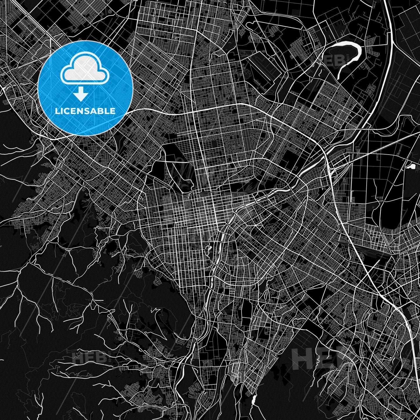 Sapporo, Japan PDF map