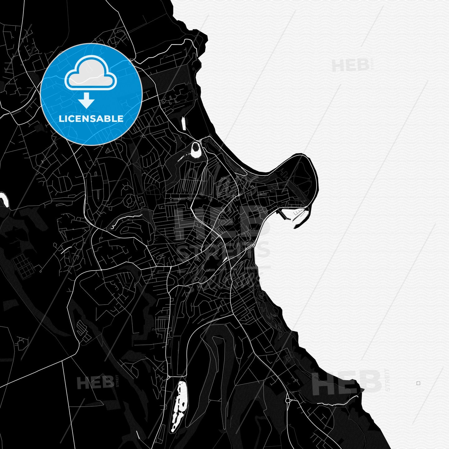 Scarborough, England PDF map