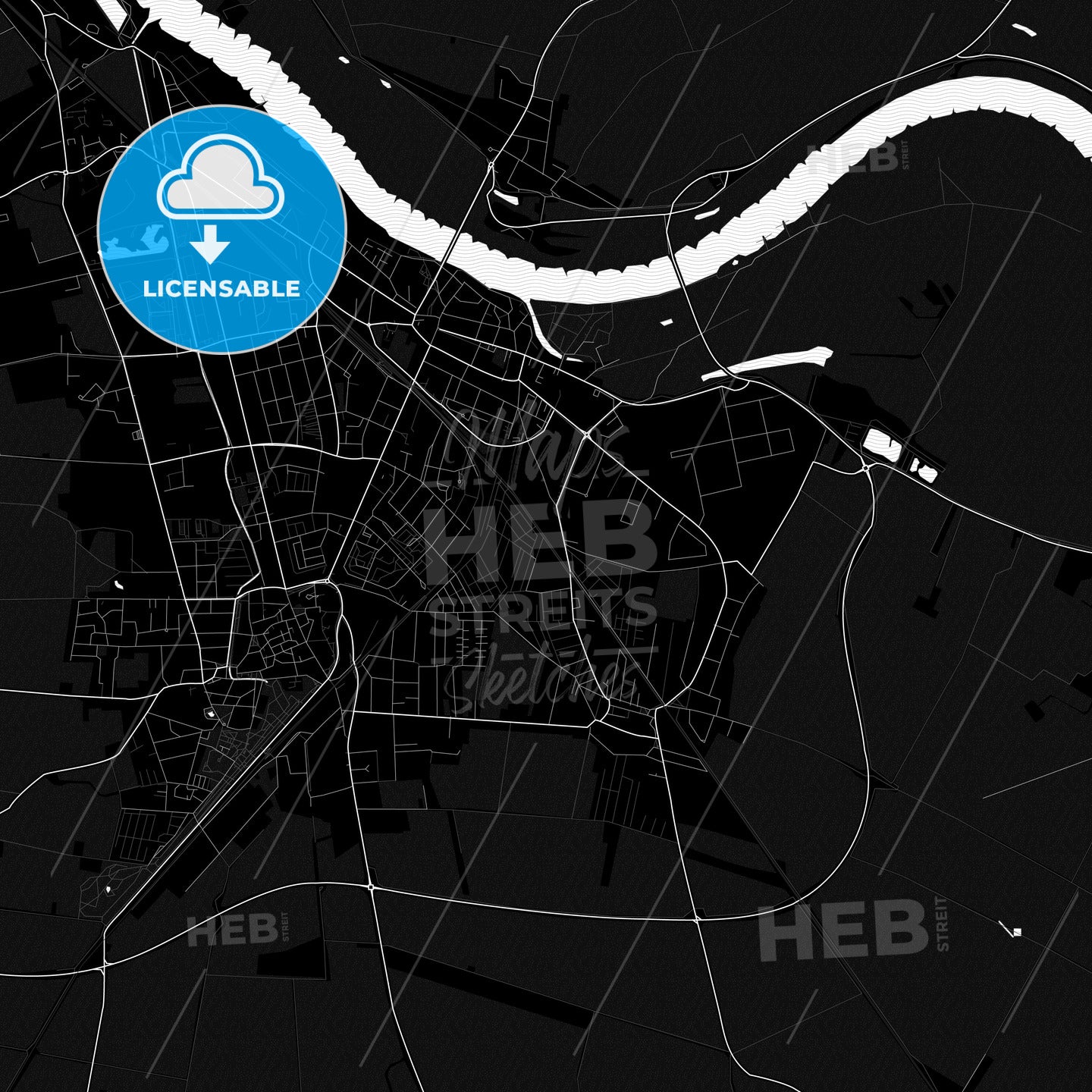 Schonebeck, Germany PDF map