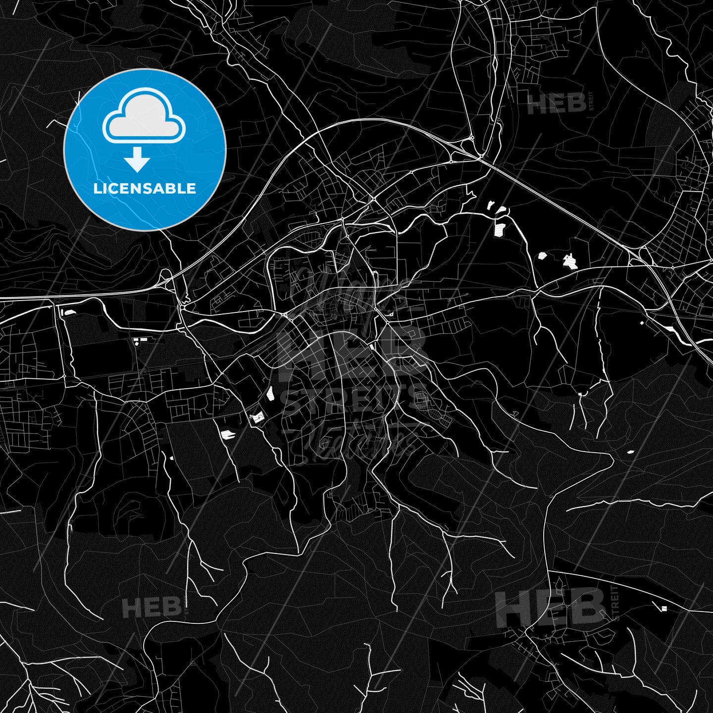 Schorndorf, Germany PDF map