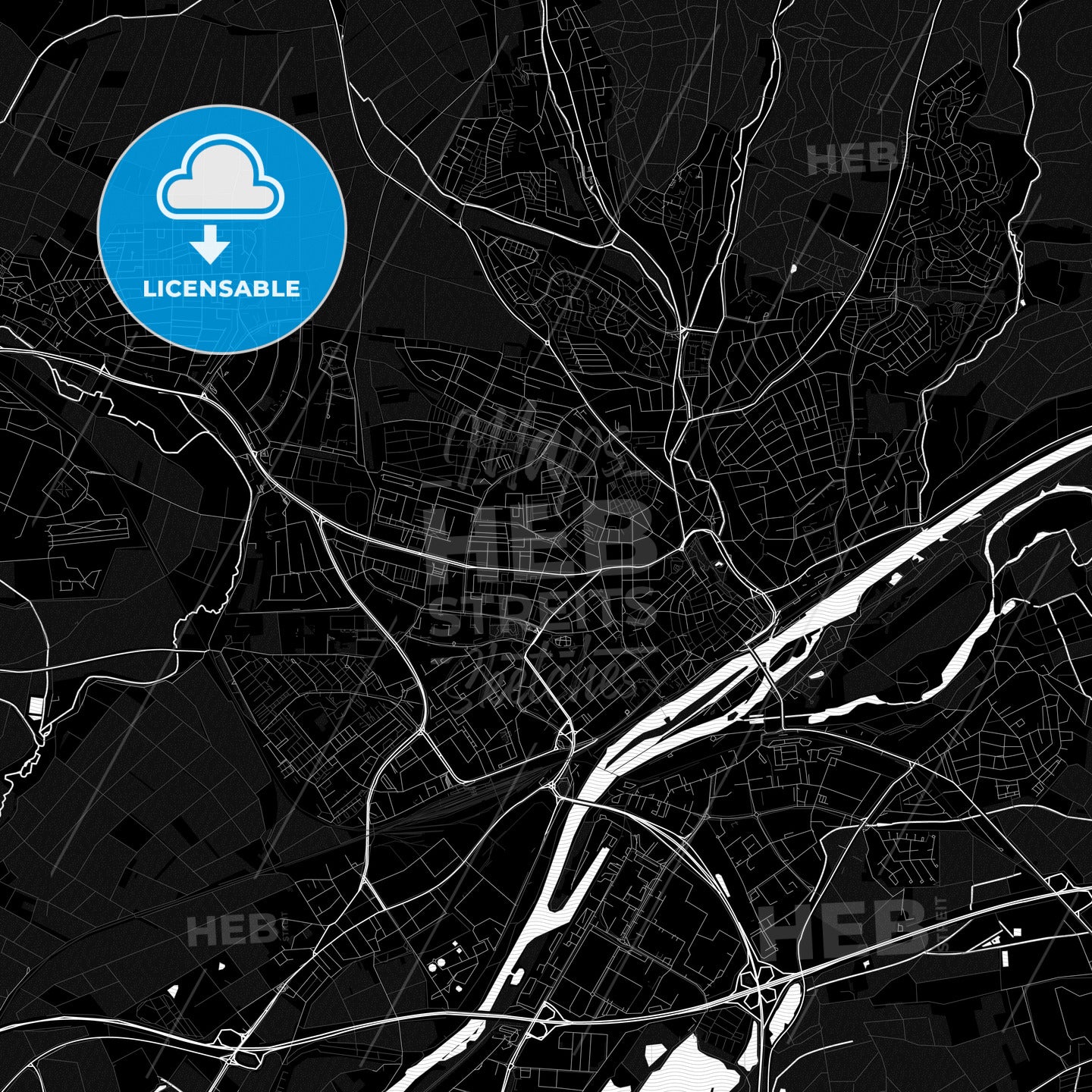 Schweinfurt, Germany PDF map
