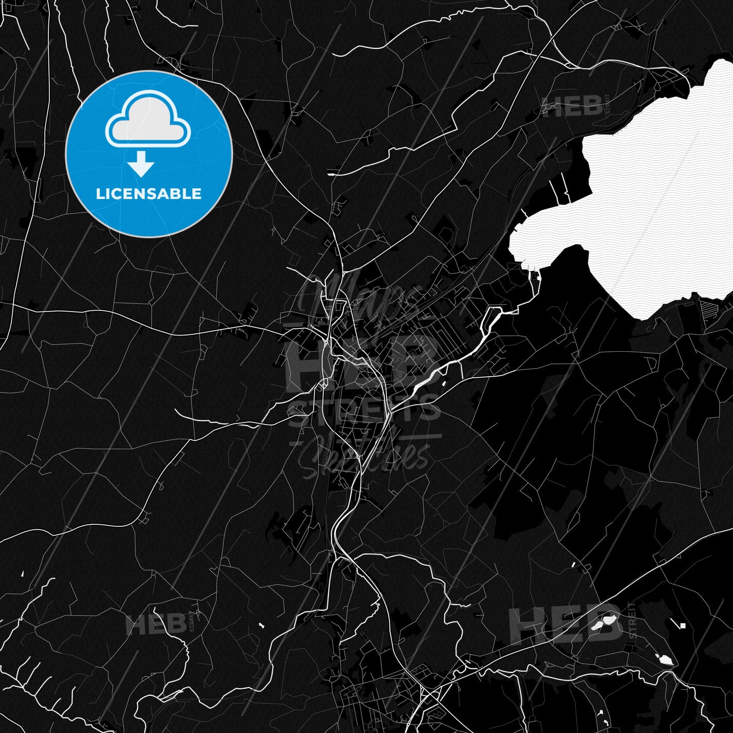 Seekirchen am Wallersee, Austria PDF map