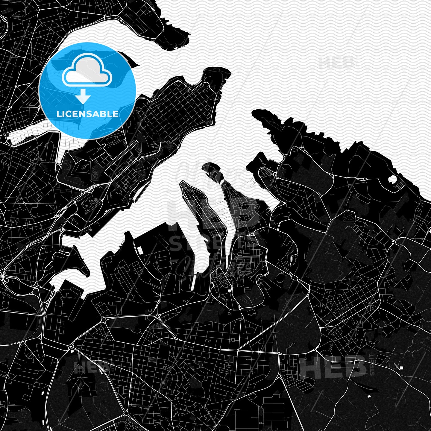 Senglea, Malta PDF map