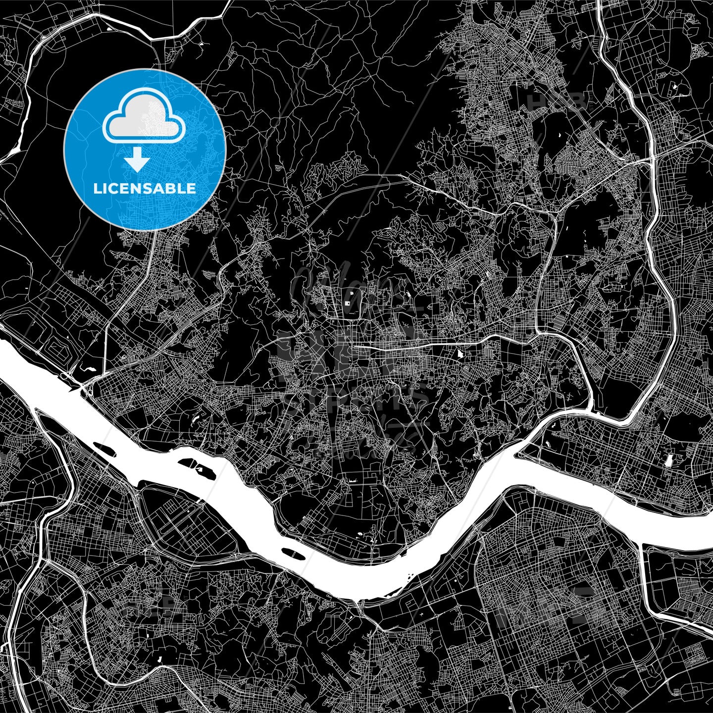 Seoul South Korea map
