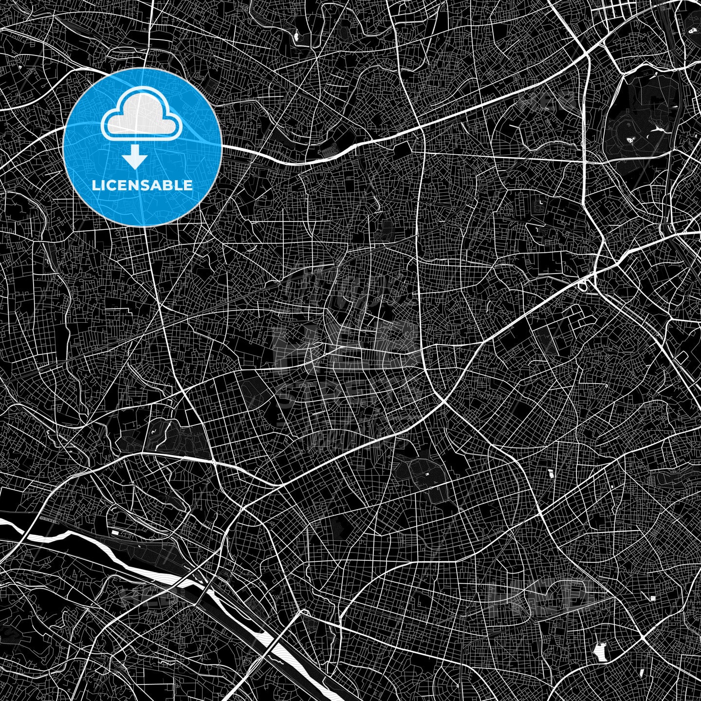 Setagaya, Japan PDF map