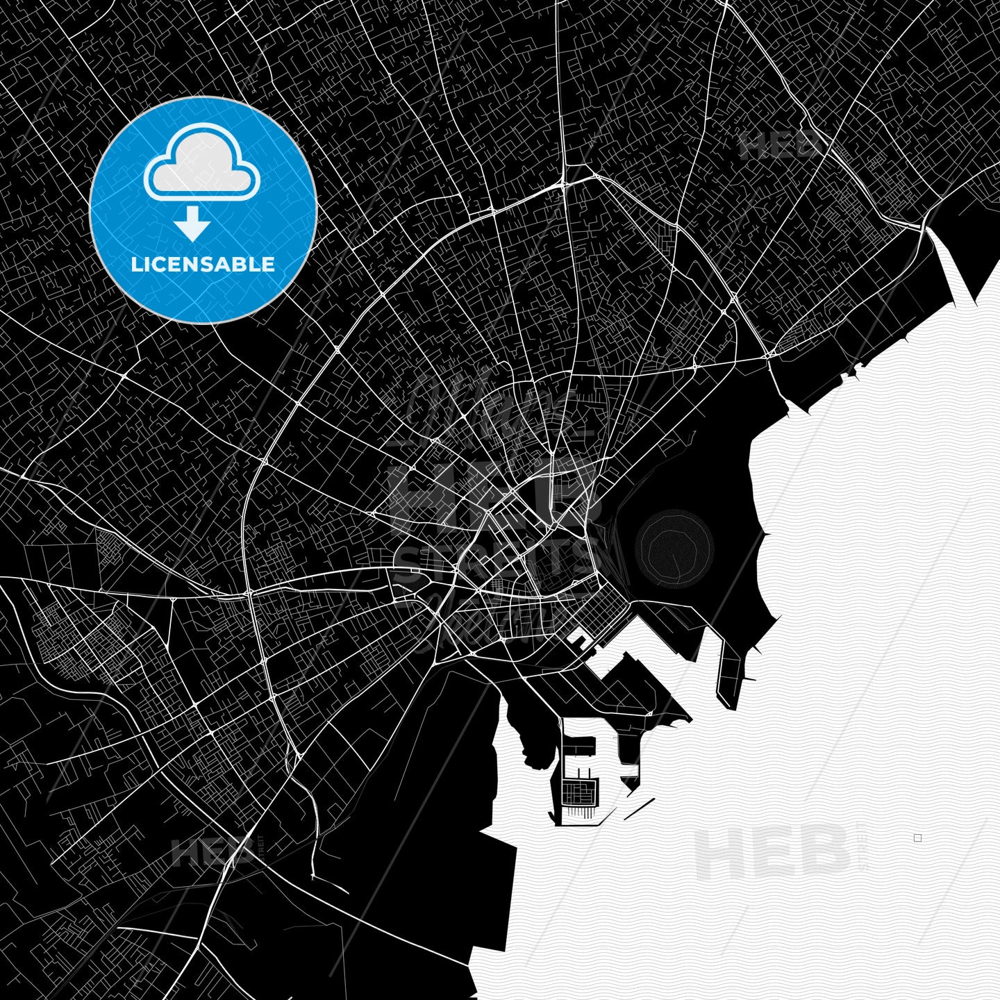Sfax, Tunisia PDF map
