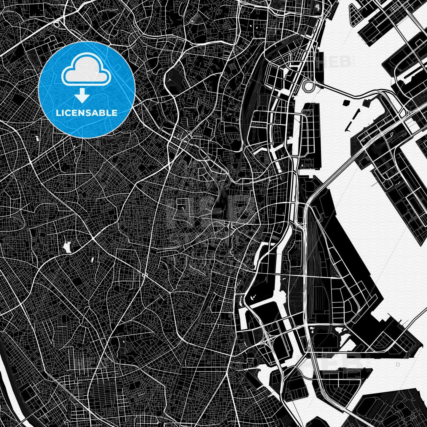 Shinagawa, Japan PDF map