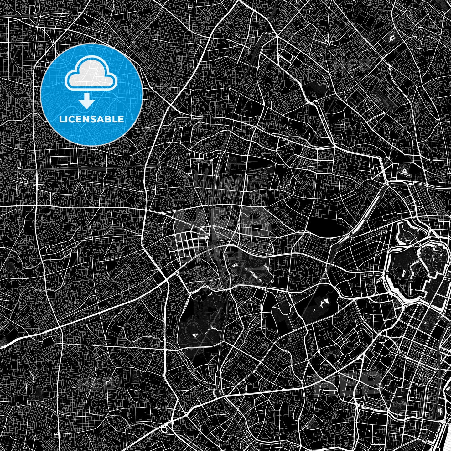 Shinjuku, Japan PDF map