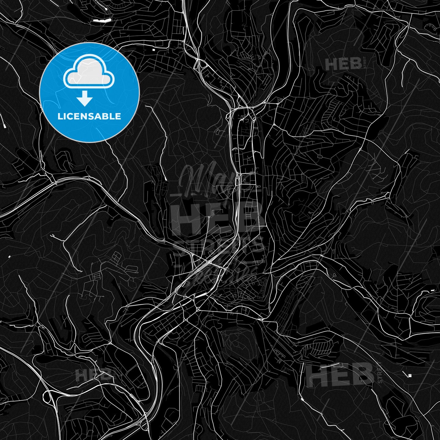 Siegen, Germany PDF map